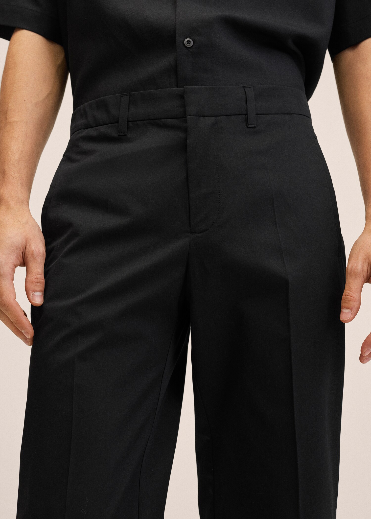 Slim fit pamutnadrág - A termék adatai 1