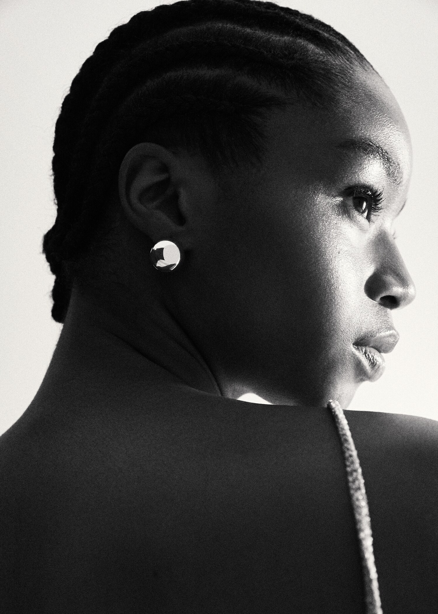 Metallic ball earrings - Details of the article 8