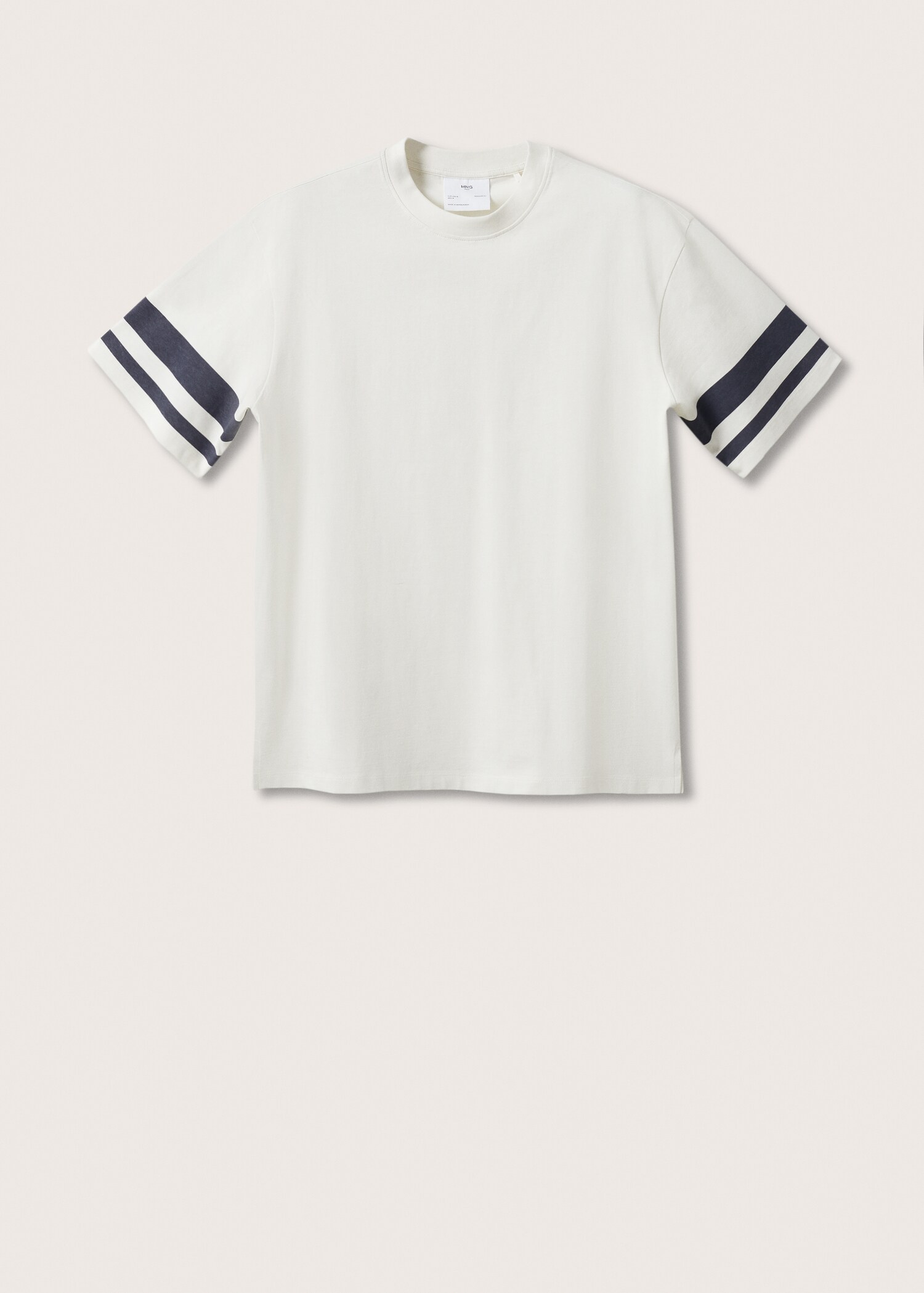 Cotton varsity t-shirt - Article without model