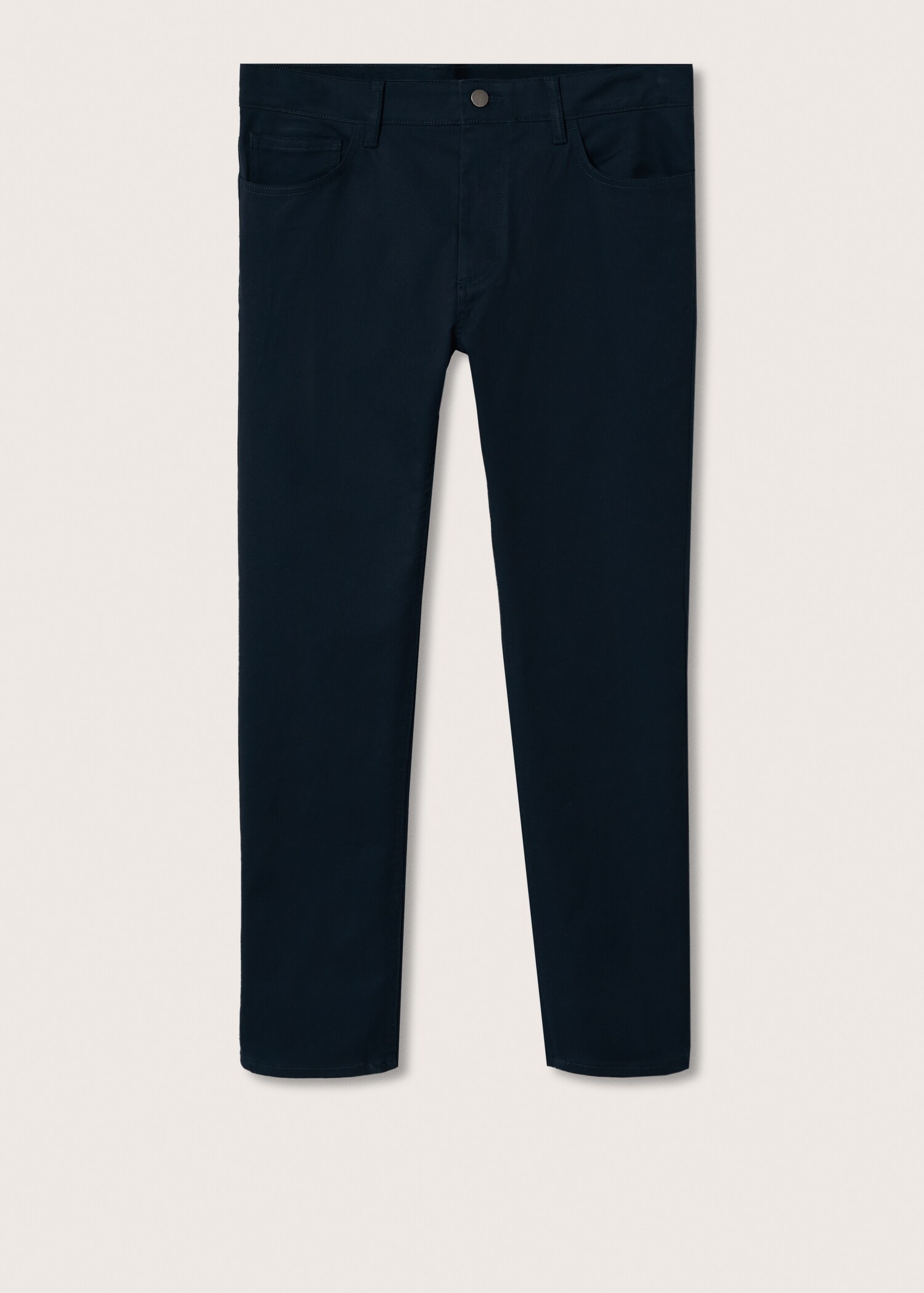 Keprové kalhoty džínového stylu slim fit - Zboží bez modelu