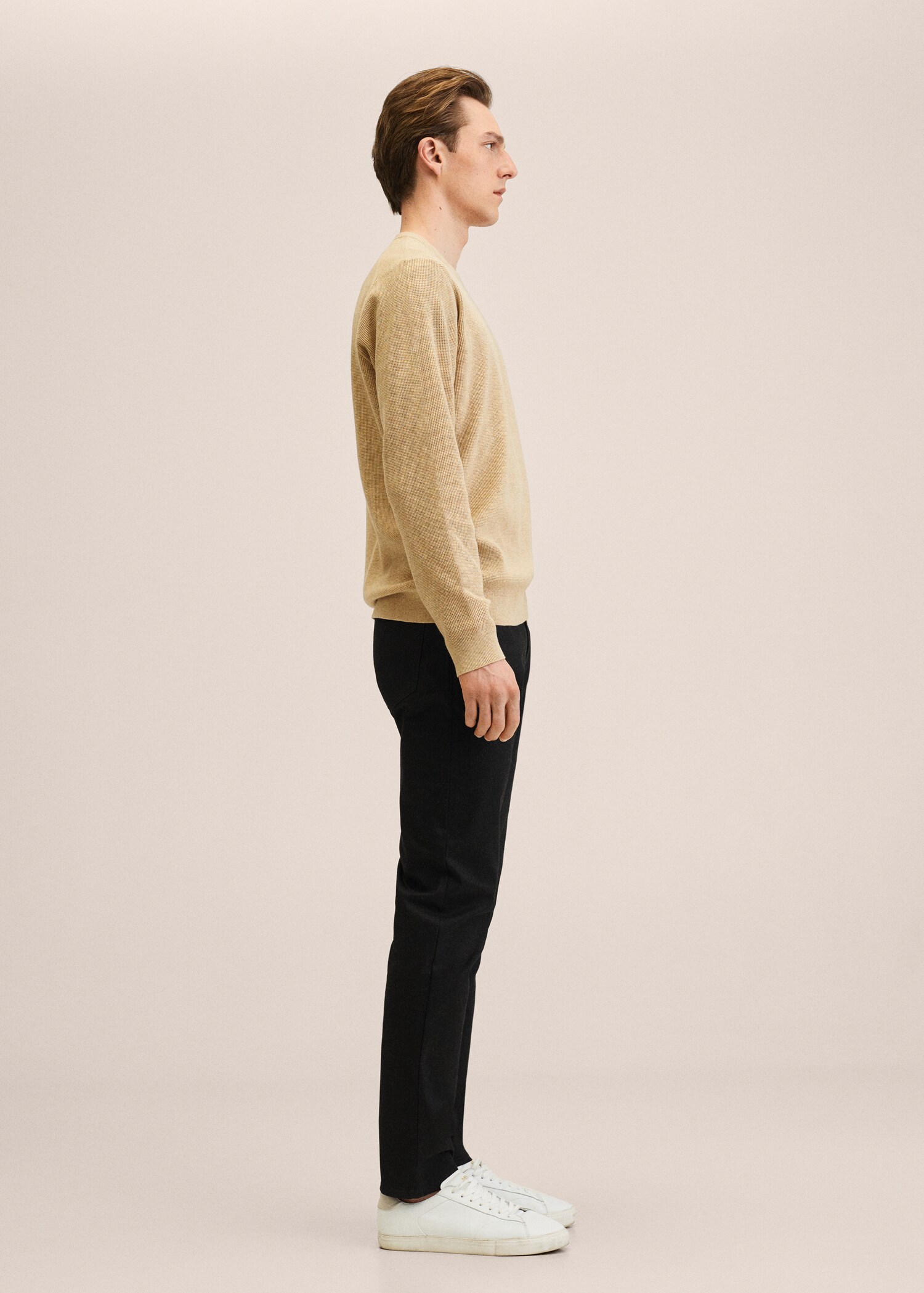 Keprové kalhoty džínového stylu slim fit - Detail zboží 2