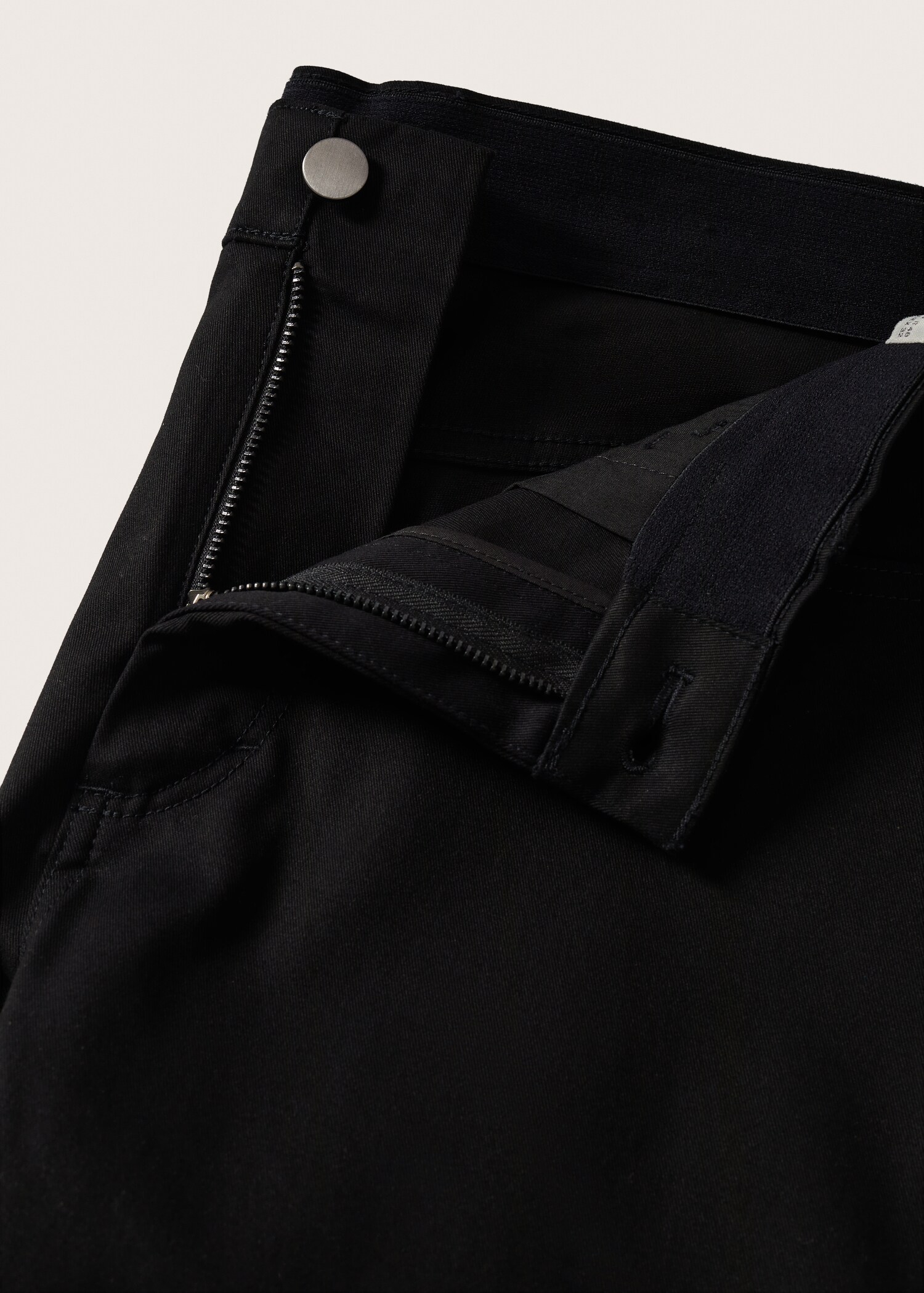 Keprové kalhoty džínového stylu slim fit - Detail zboží 8