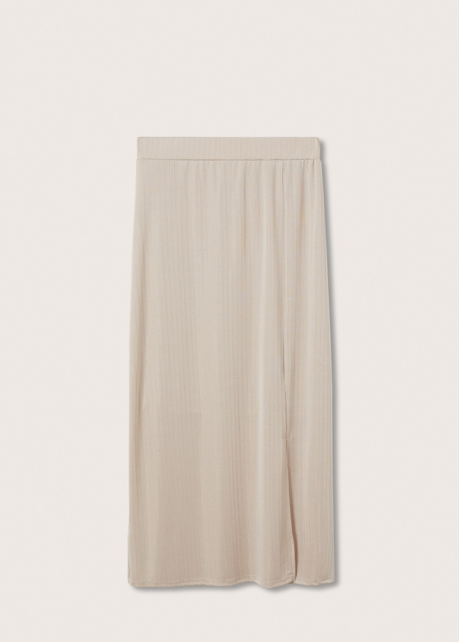Slit knitted skirt - Article without model