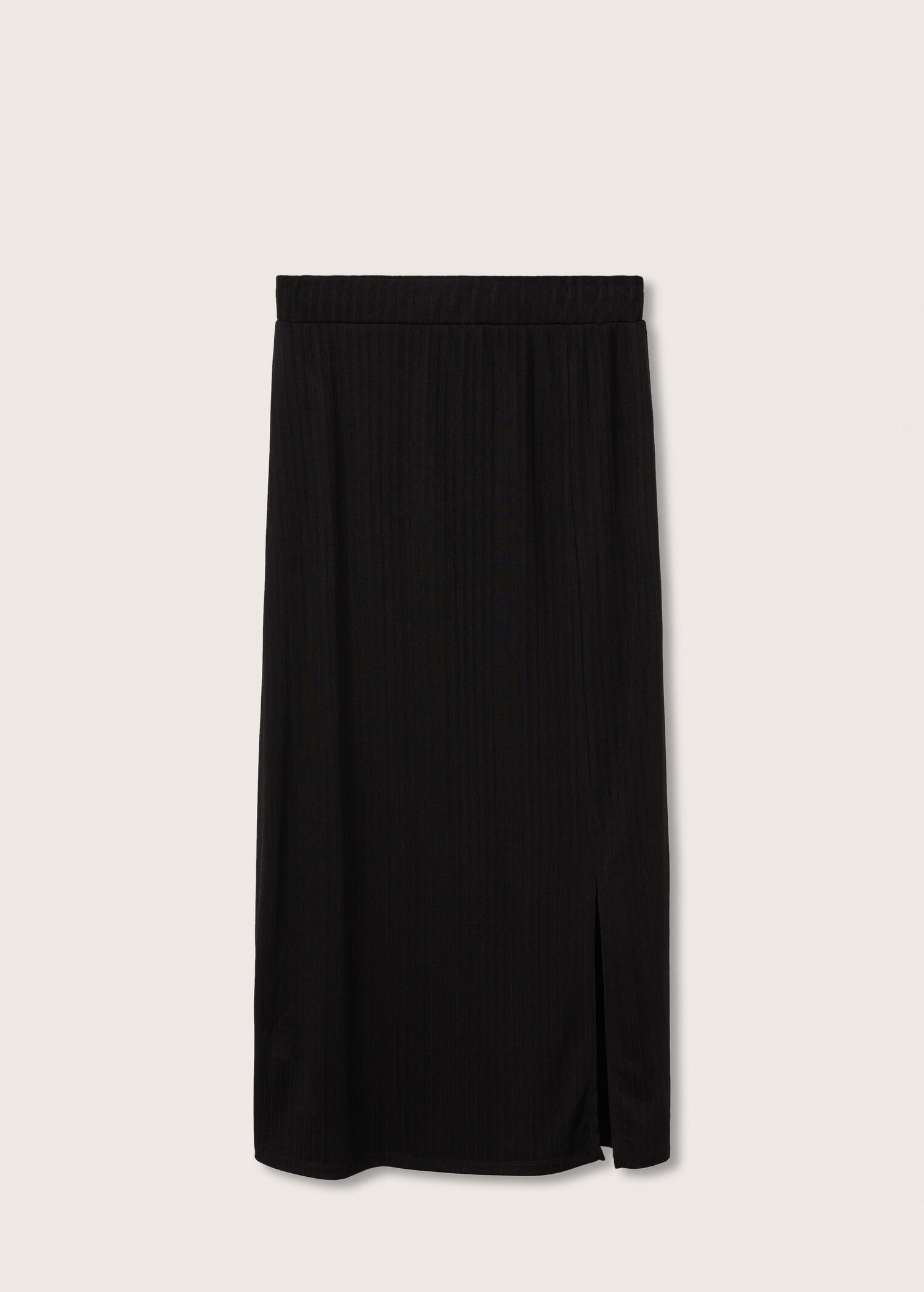 Slit knitted skirt - Article without model