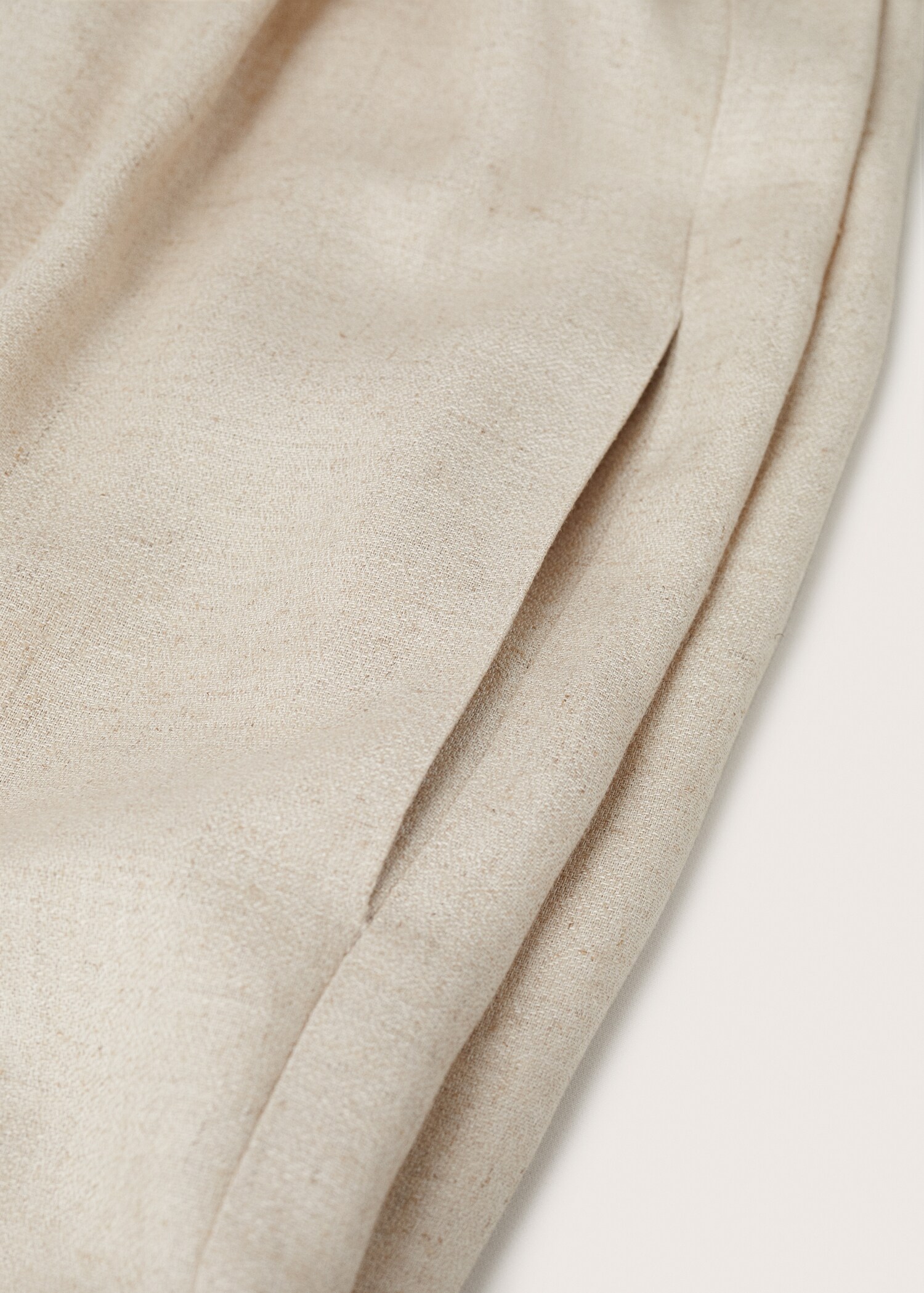 Bow linen jumpsuit - Details of the article 8
