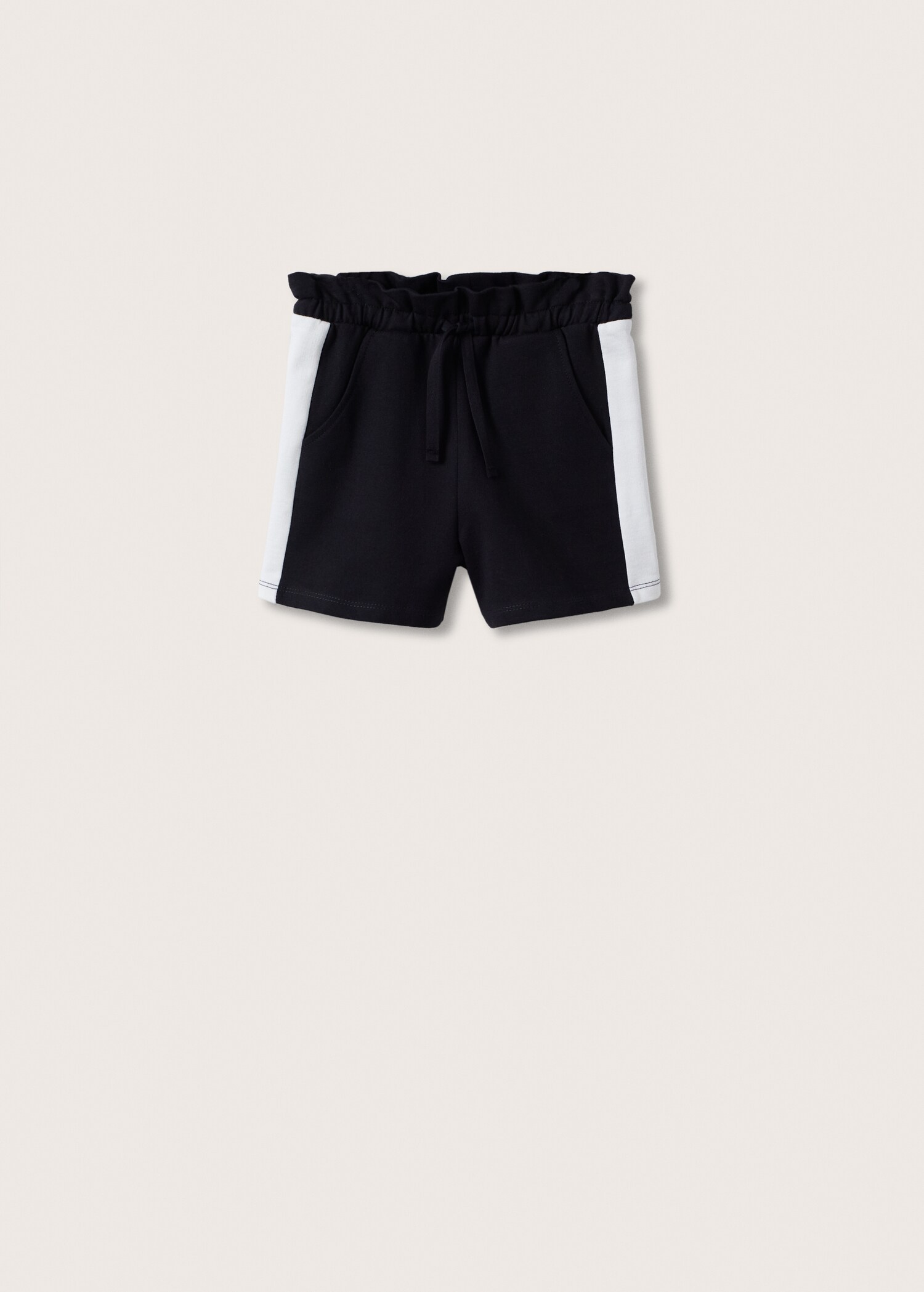 Cotton drawstring waist shorts - Article without model