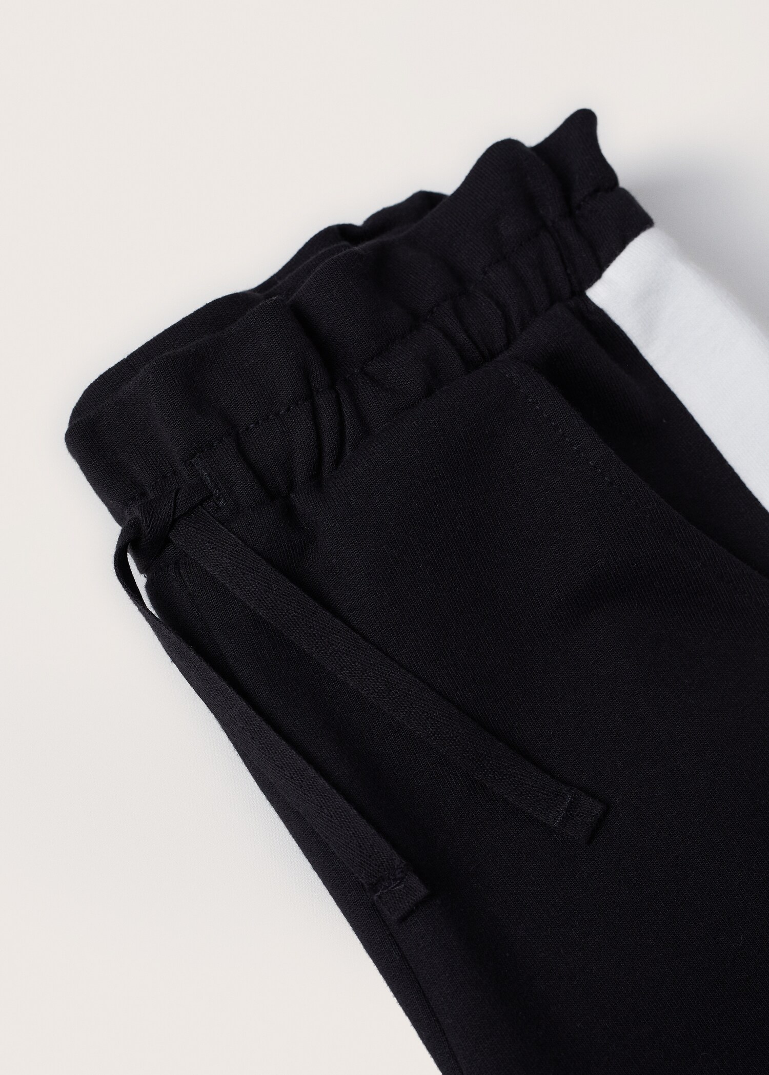 Cotton drawstring waist shorts - Details of the article 8
