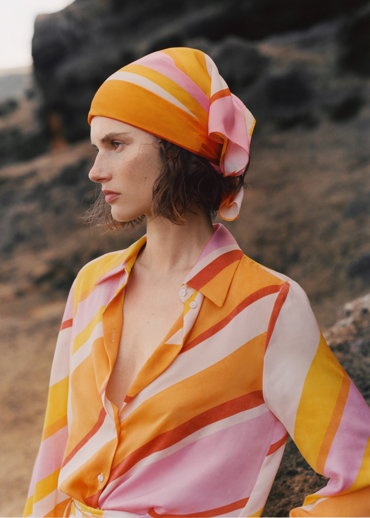 Camisa oversize estampada - Detalle del artículo 6