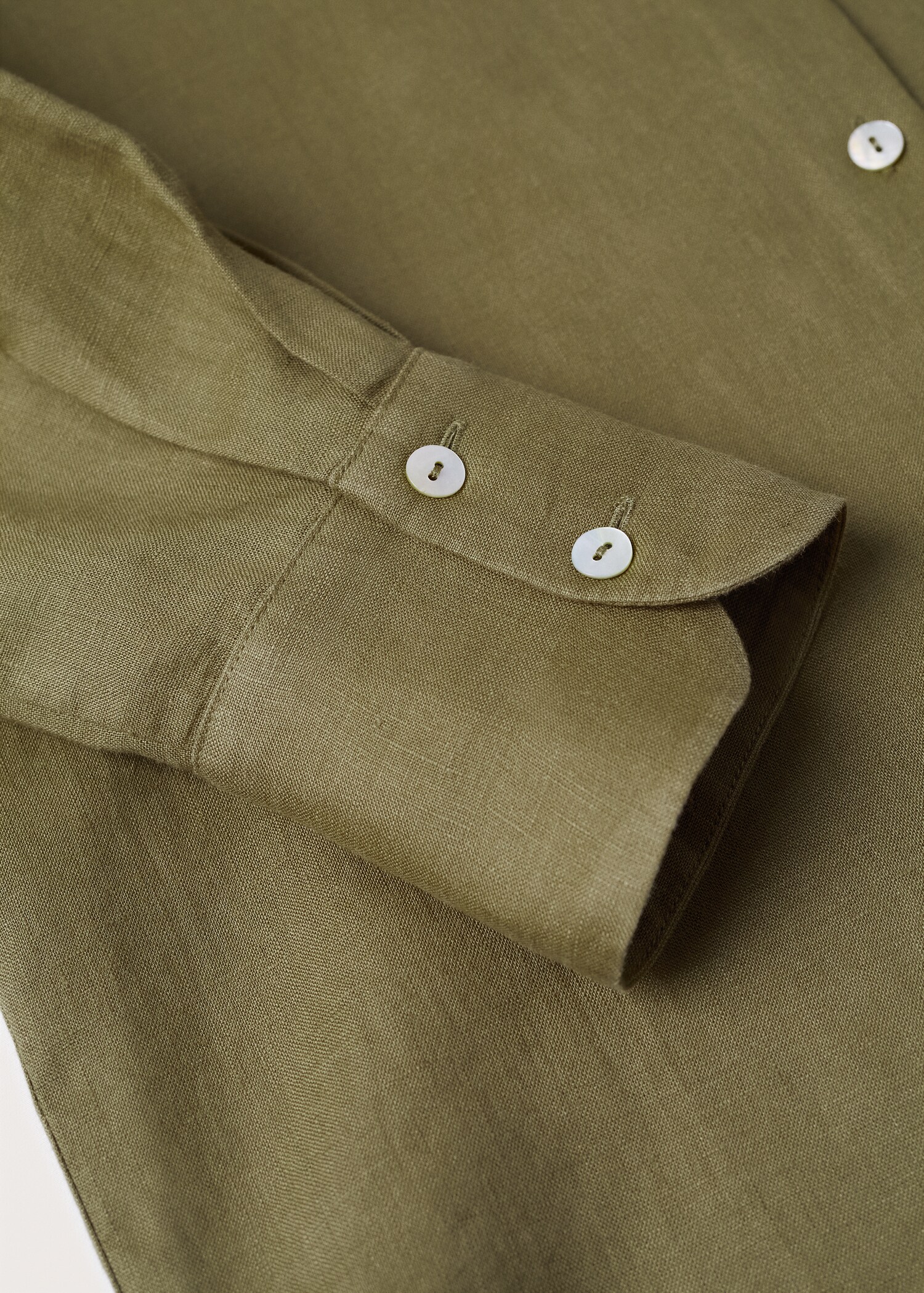 Linen 100% shirt - Details of the article 8