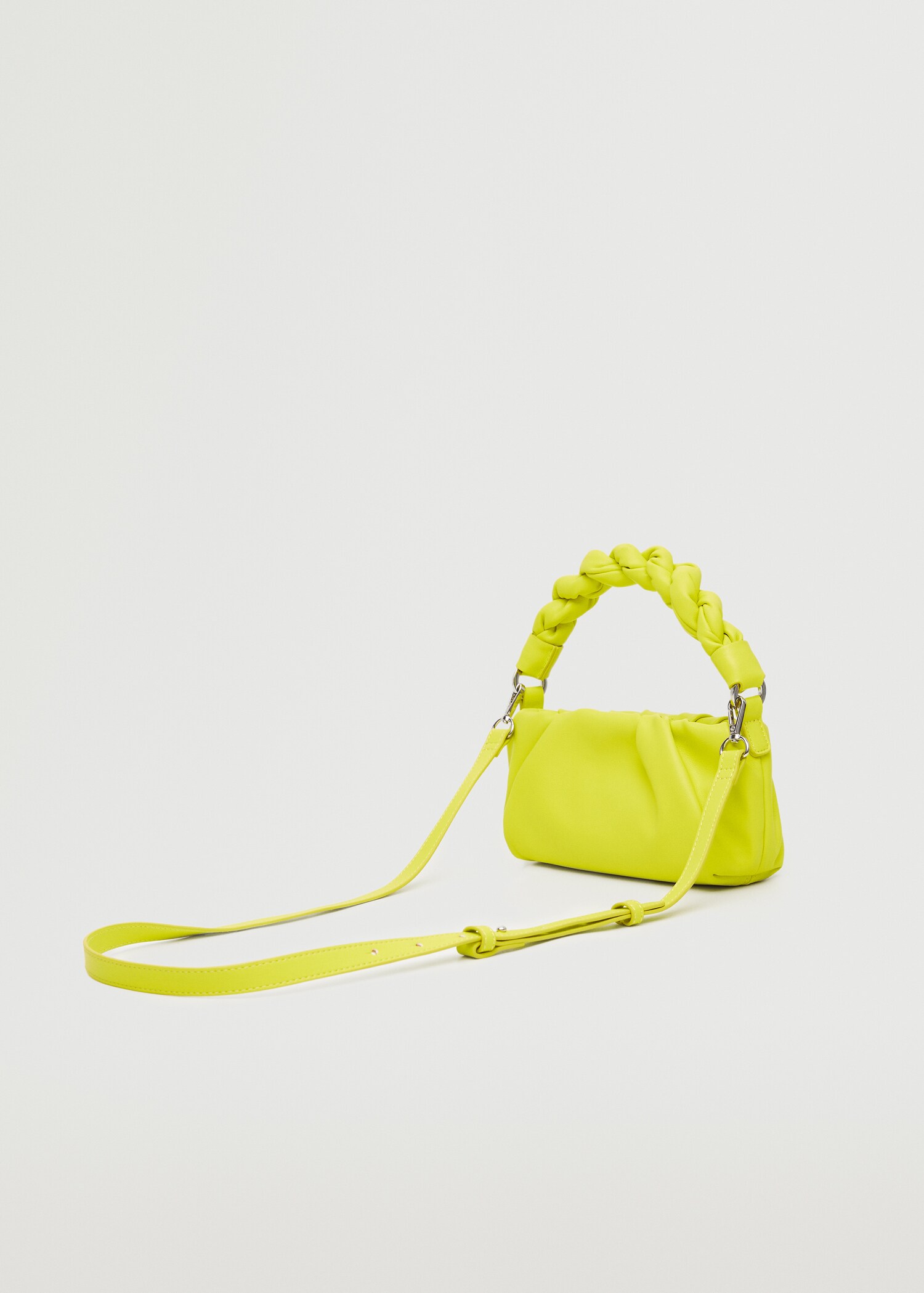 Crossbody bag with twisted strap   - Medium plane