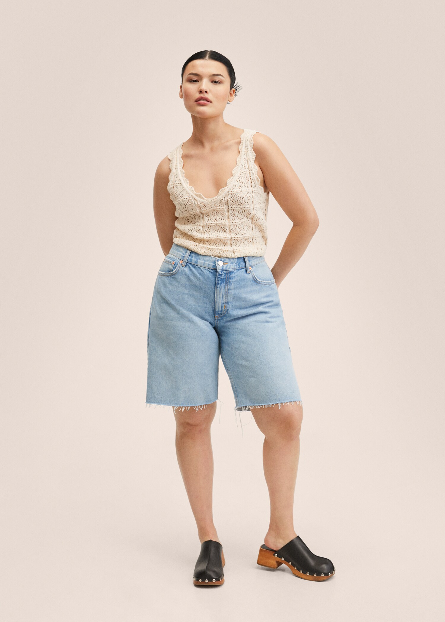 Openwork knit top - Details of the article 3