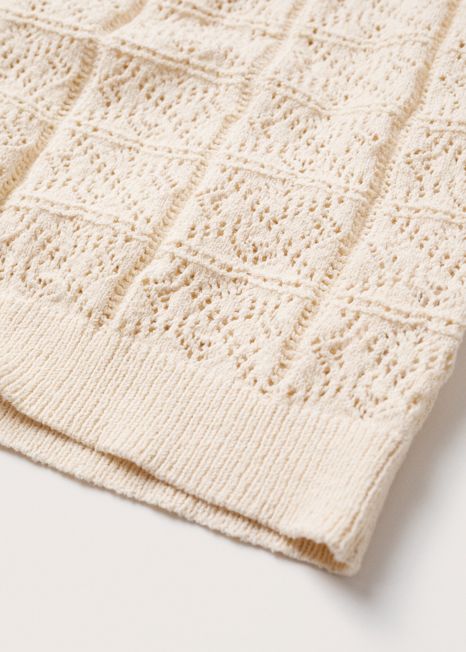 Openwork knit top - Details of the article 8