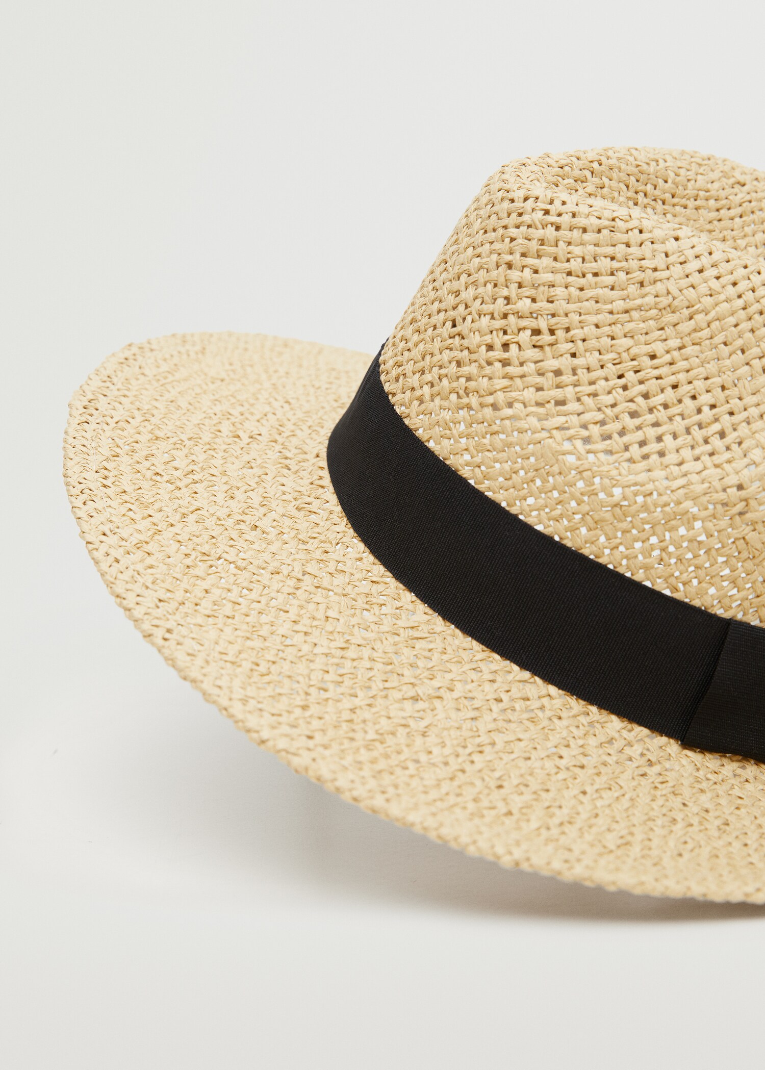 Raffia hat - Medium plane