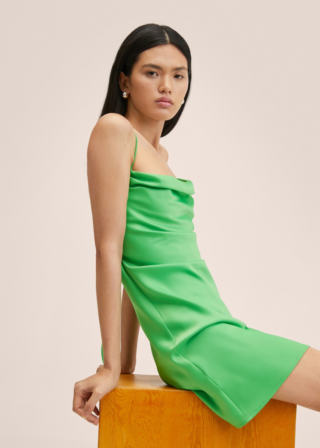 Robe col drapé online