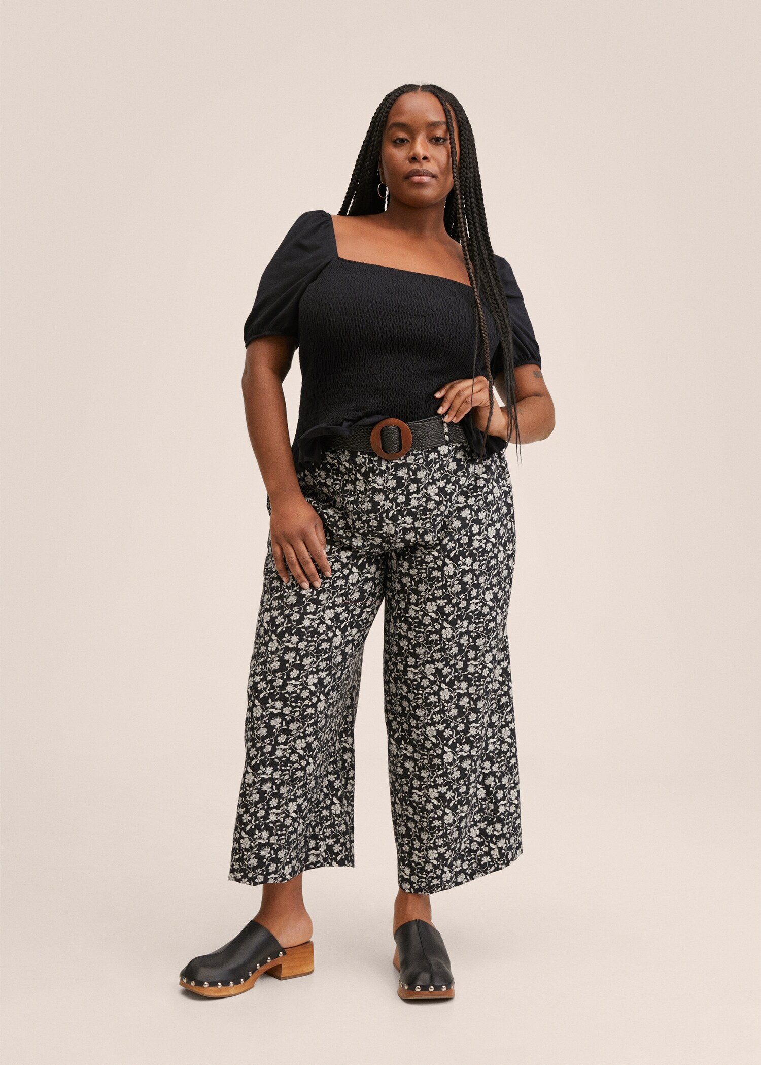 Cotton t-shirt with puffed sleeves  - Details of the article 3