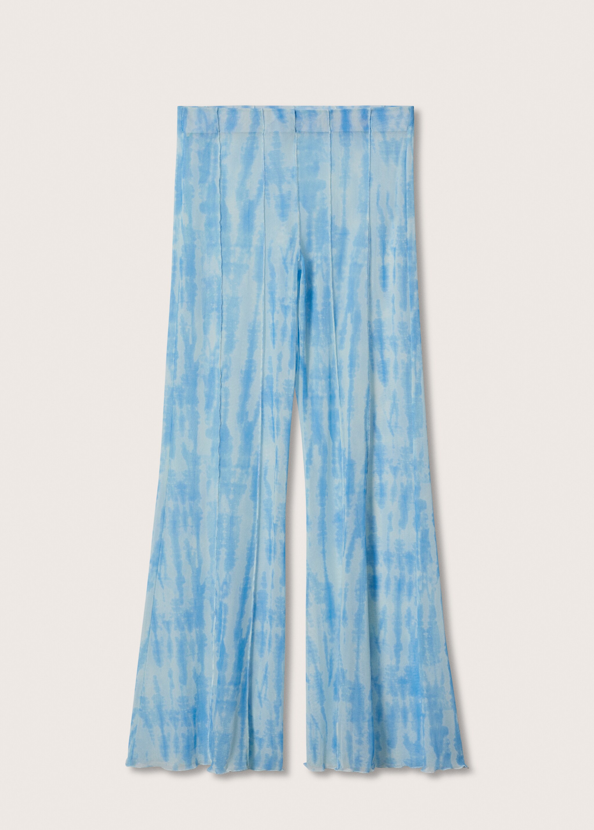 Wide leg printed trousers - Article without model