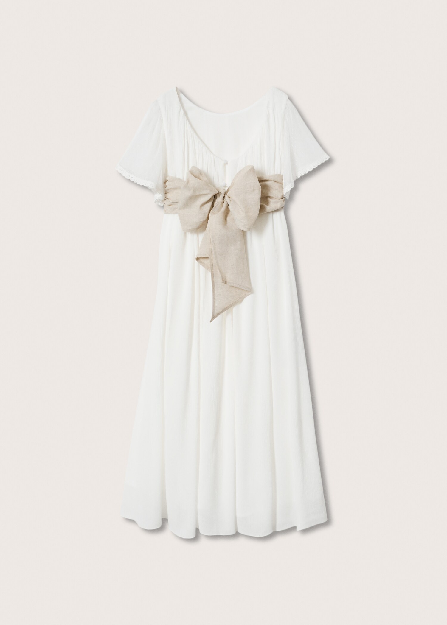 Bow gown - Reverse of the article