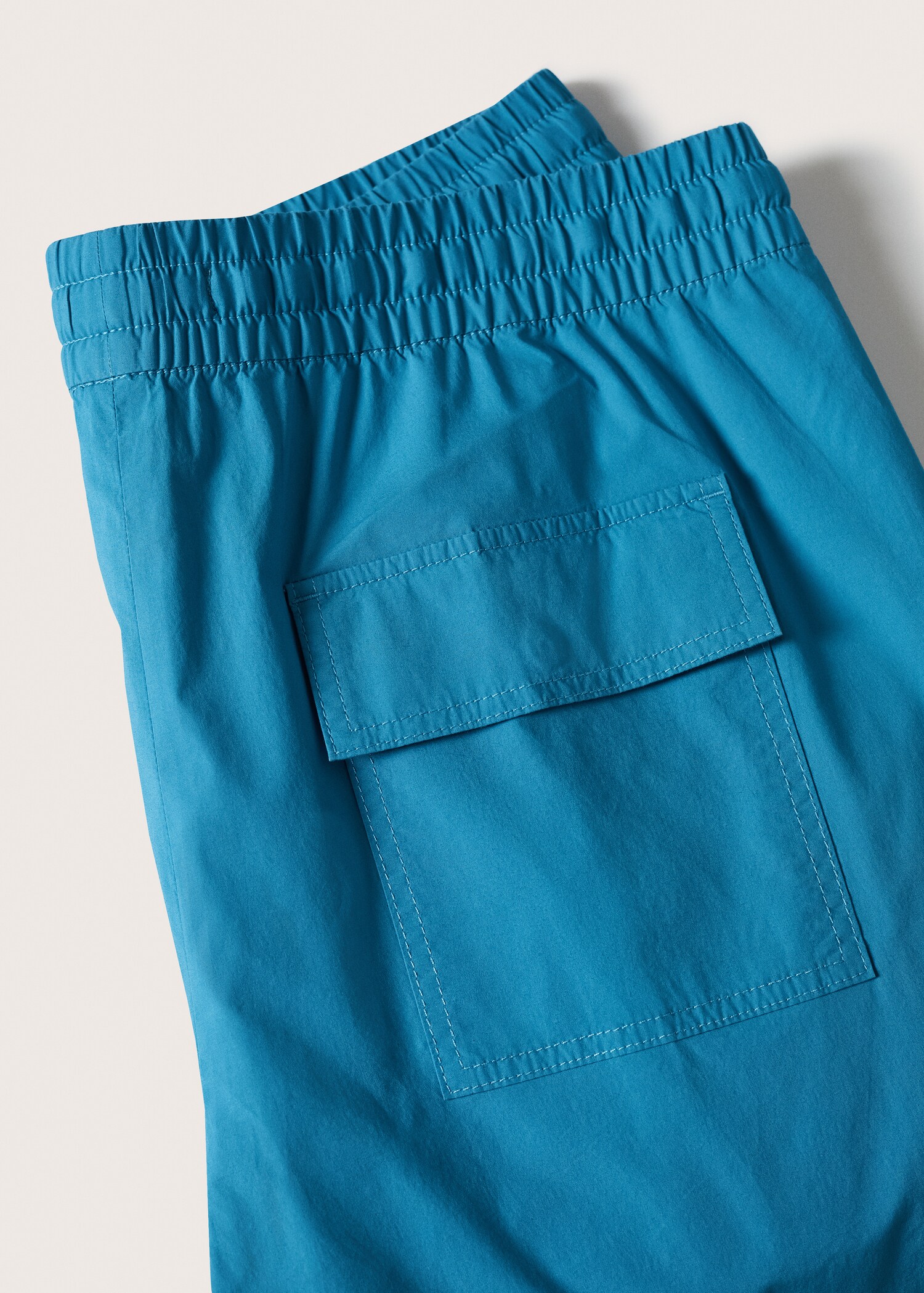 Baumwoll-Bermudashorts mit Kordelzug - Detail des Artikels 8