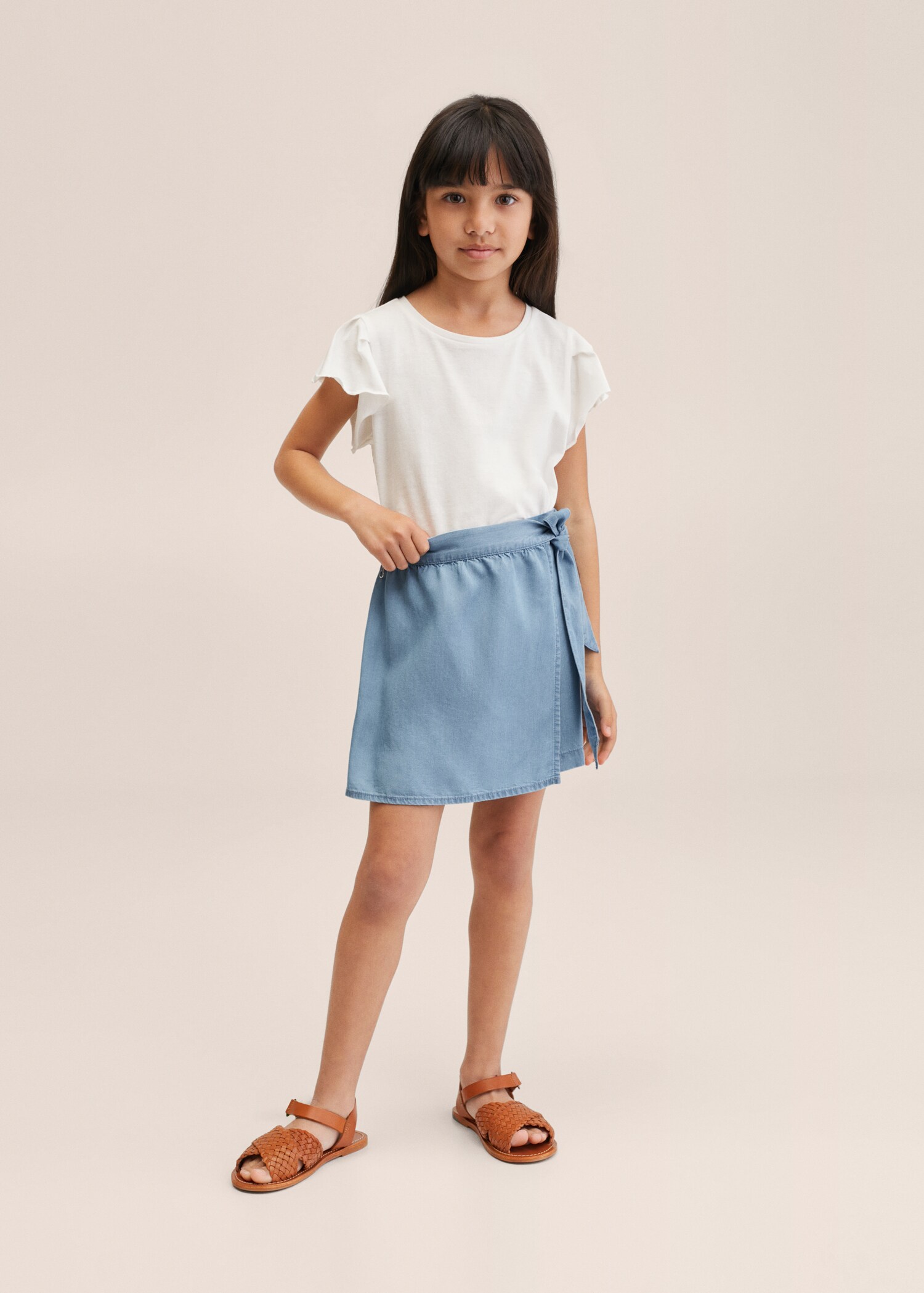 Jupe short nœud - Plan moyen