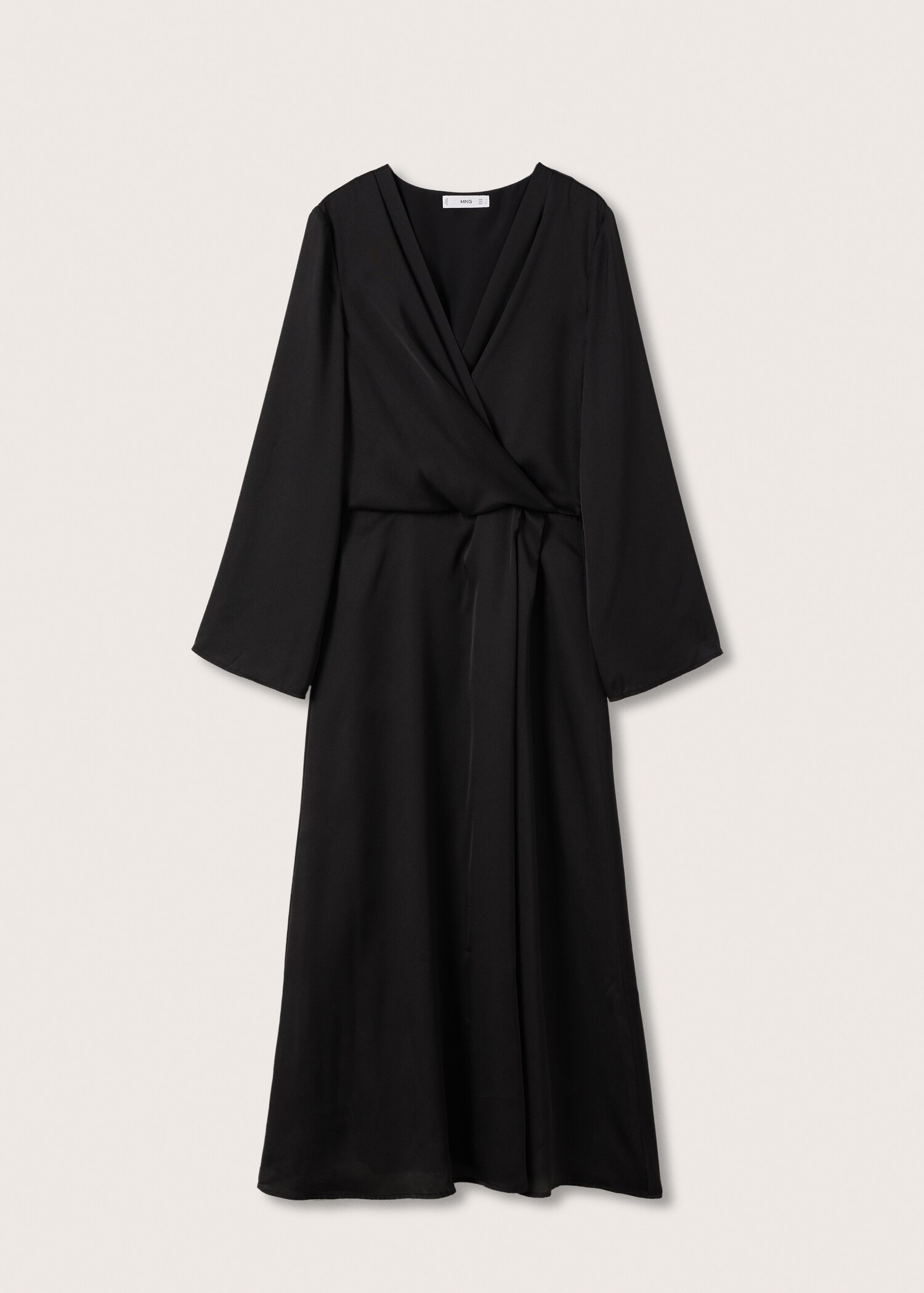 Robe cache-cœur satinée - Article sans modèle