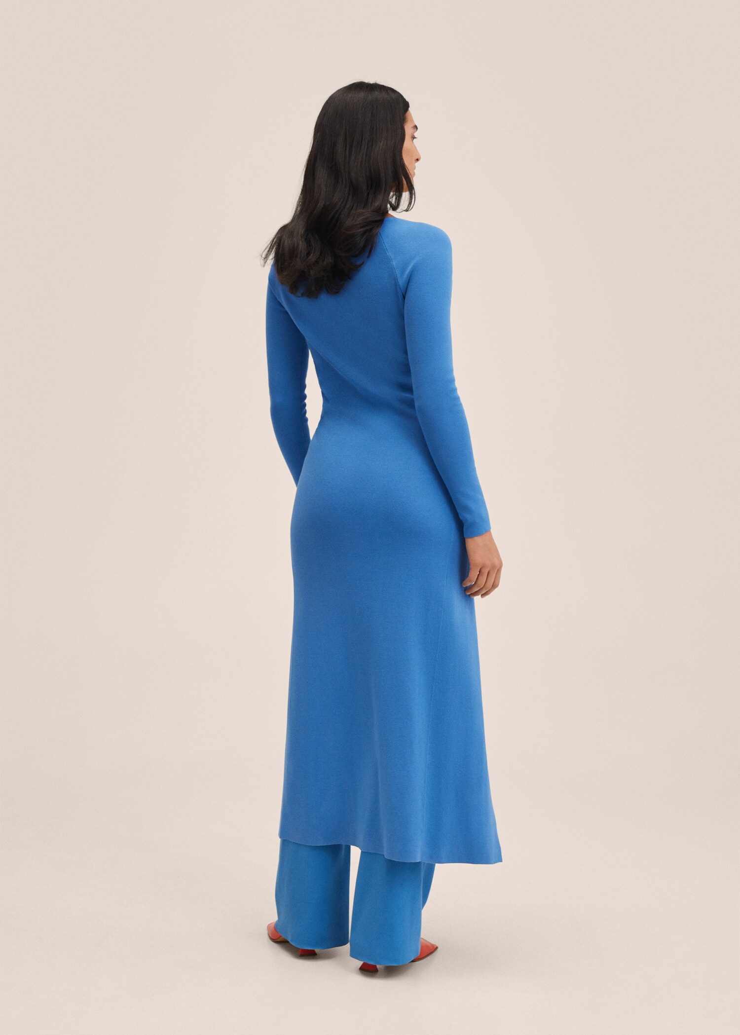 Cardigan maille fermeture Éclair - Verso de l’article