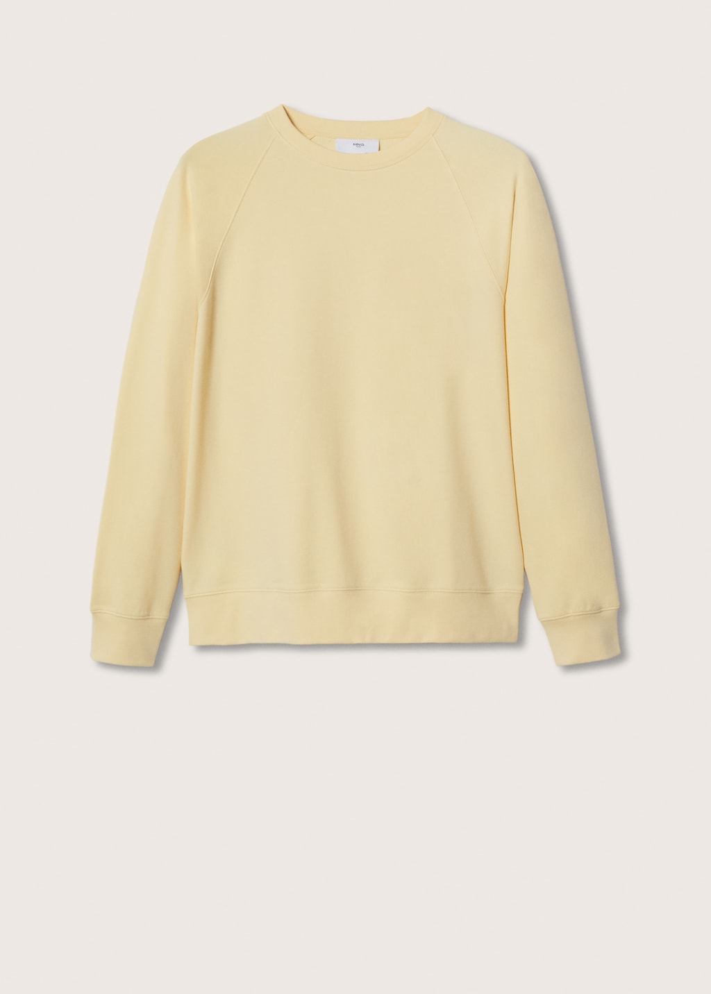 Pastel yellow sweatshirt clearance
