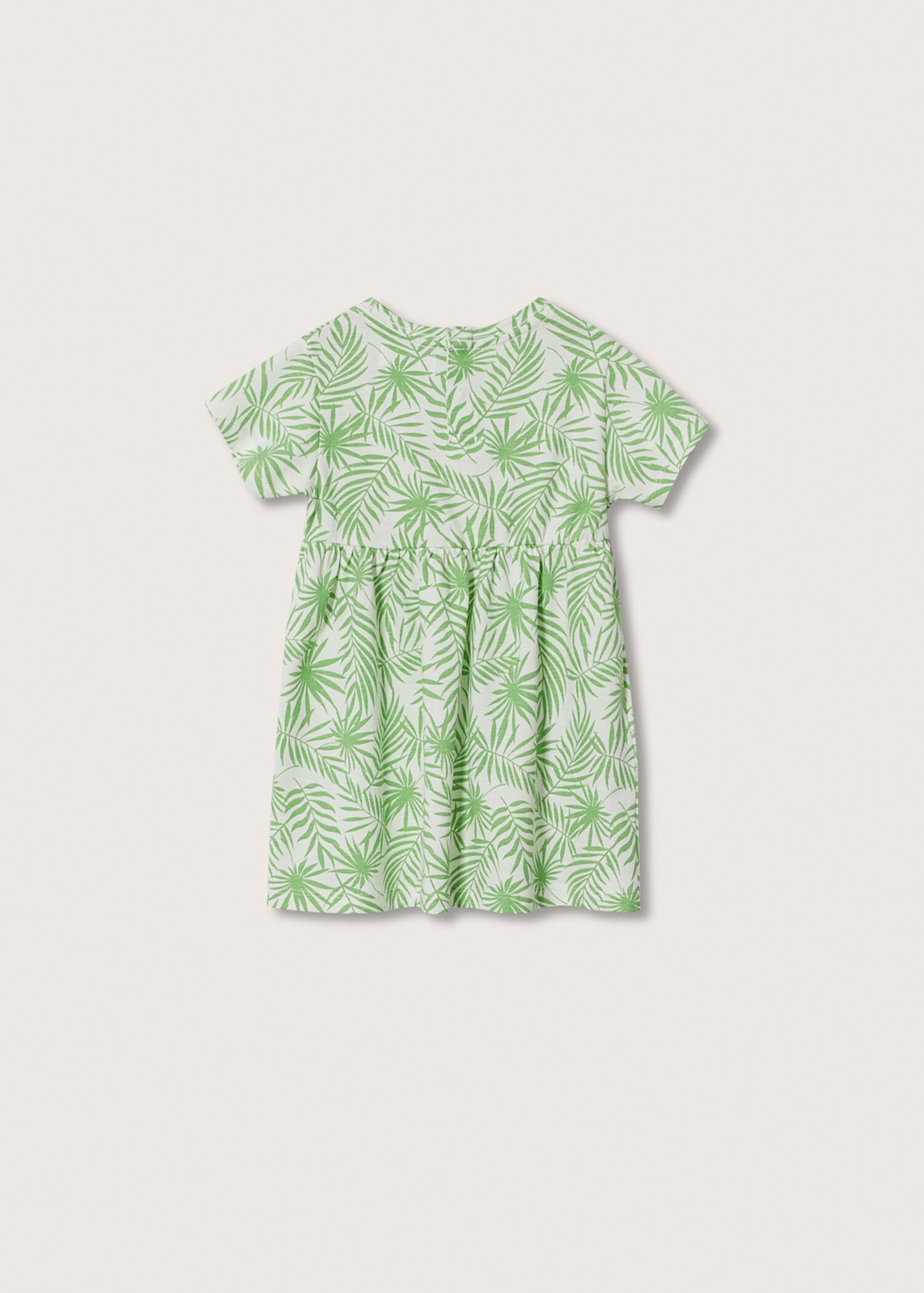 Vestit cotó estampat - Revers de l'article