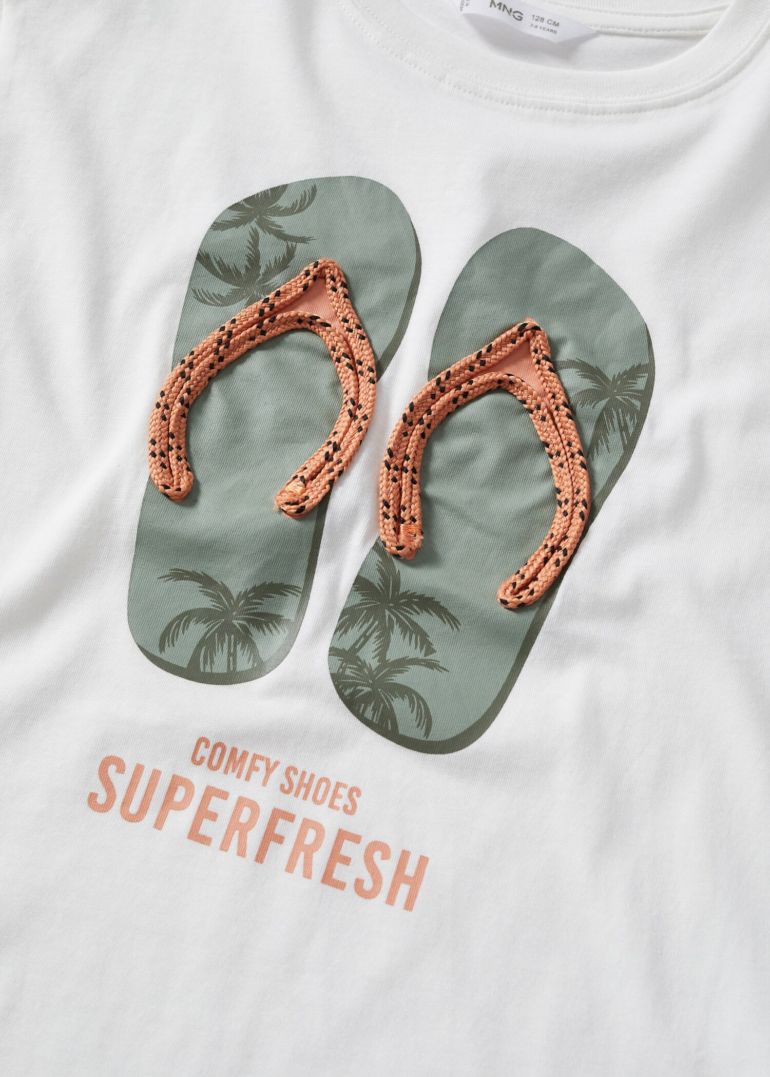 Bawełniany wzorzysty t-shirt - Szczegóły artykułu 8