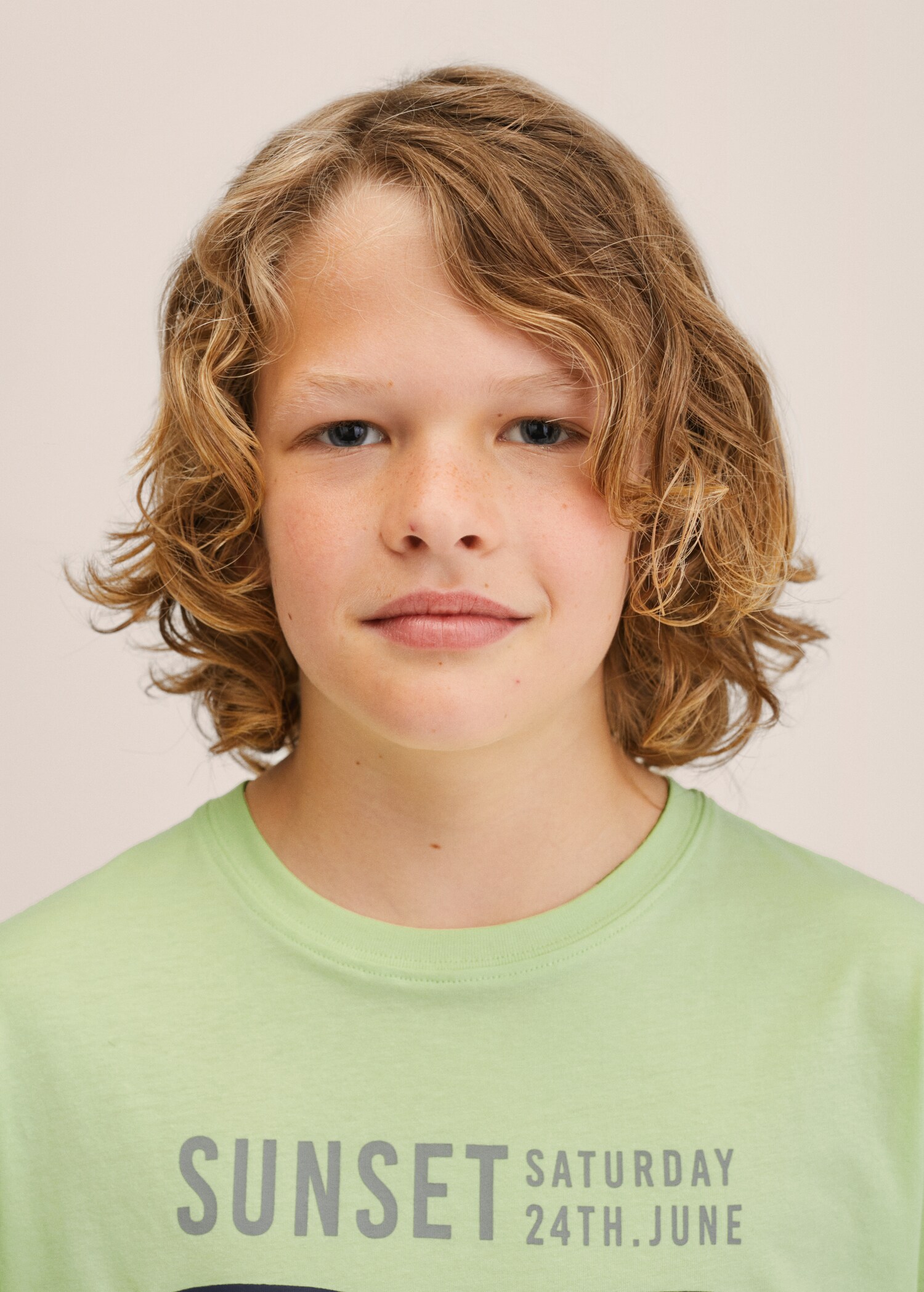 Printed cotton-blend T-shirt - Details of the article 1