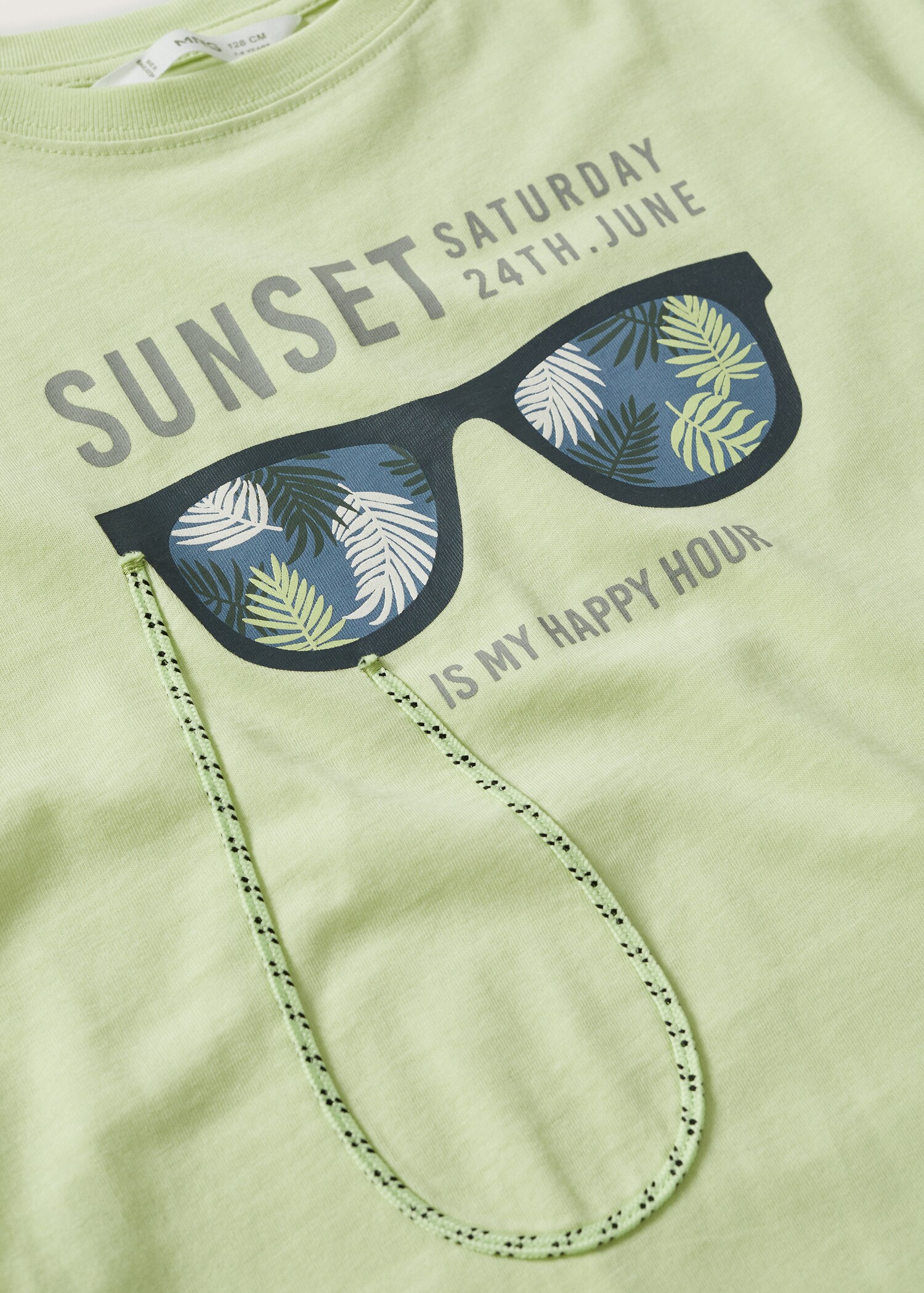 Printed cotton-blend T-shirt - Details of the article 8