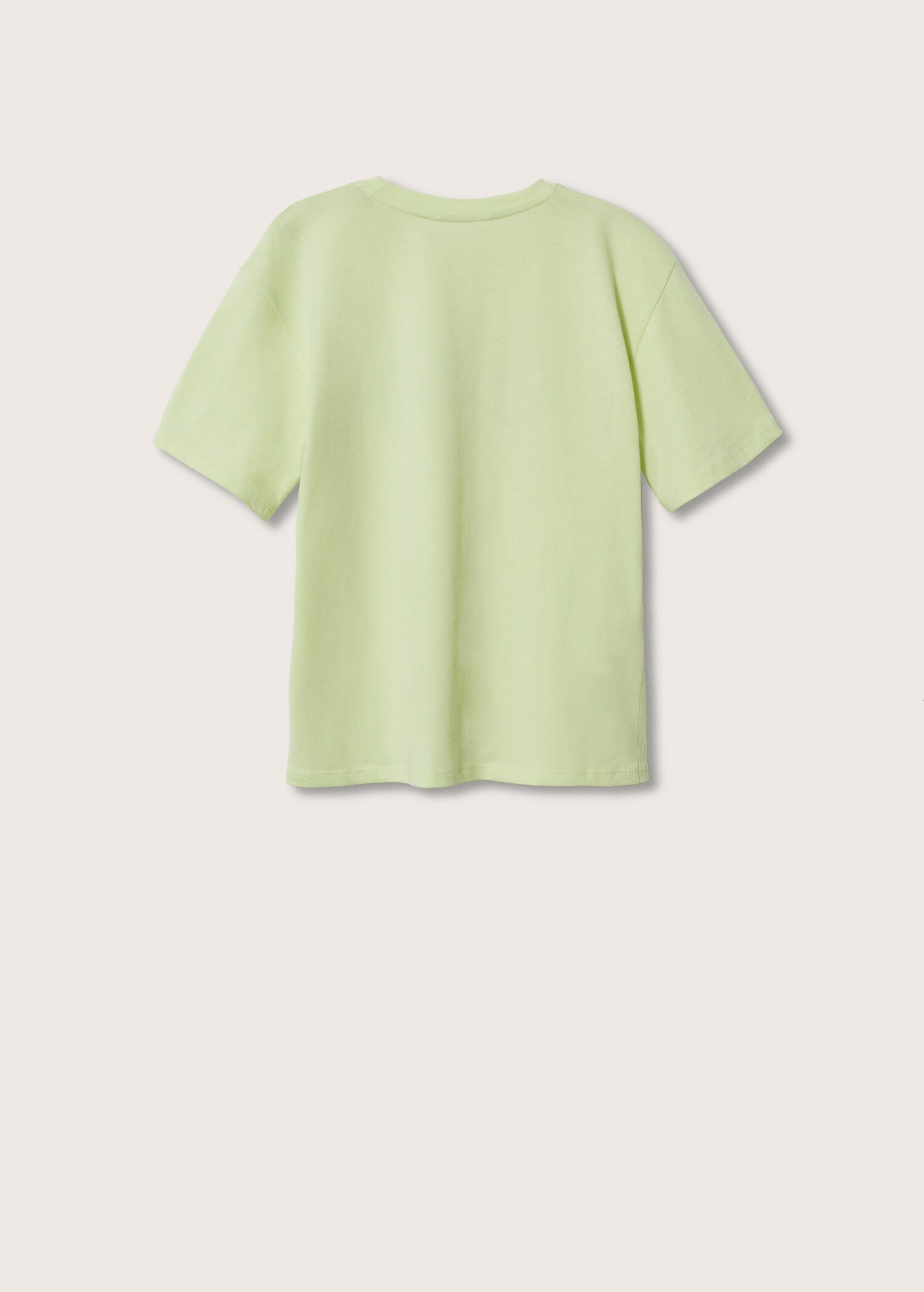 Printed cotton-blend T-shirt - Reverse of the article