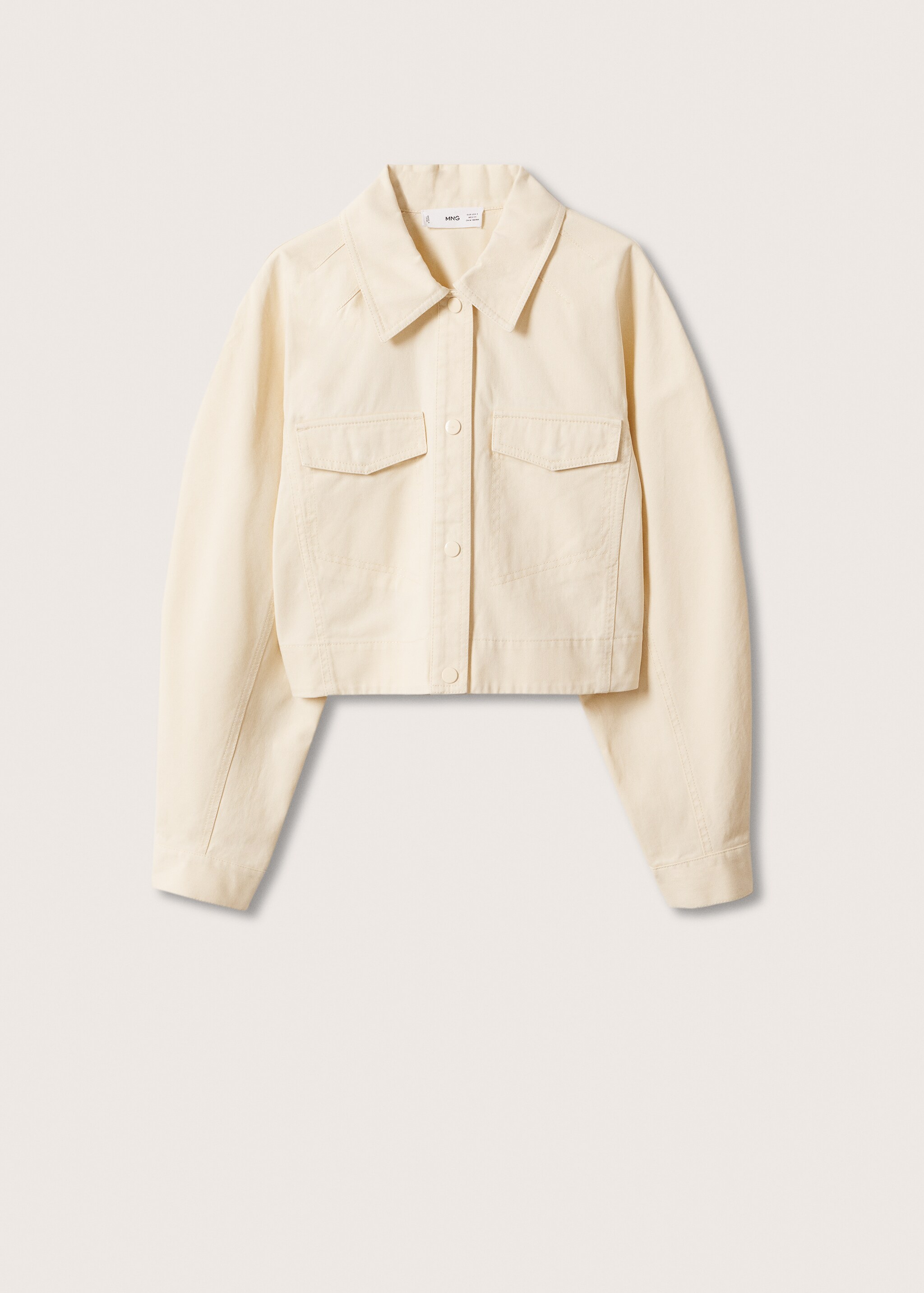 Oversized cotton jacket - Article without model