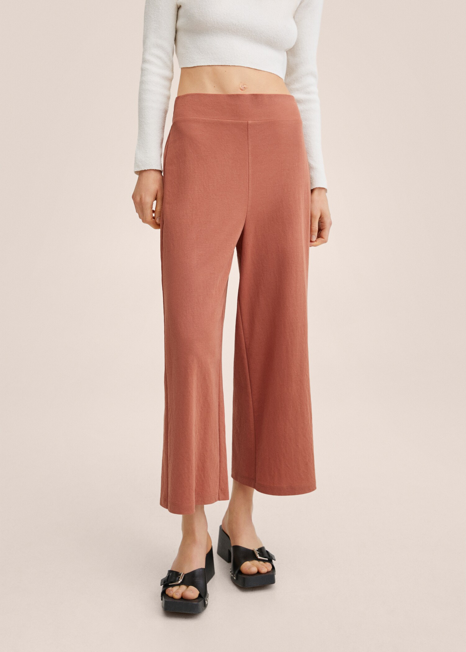 Jupe-culotte fluide - Plan moyen