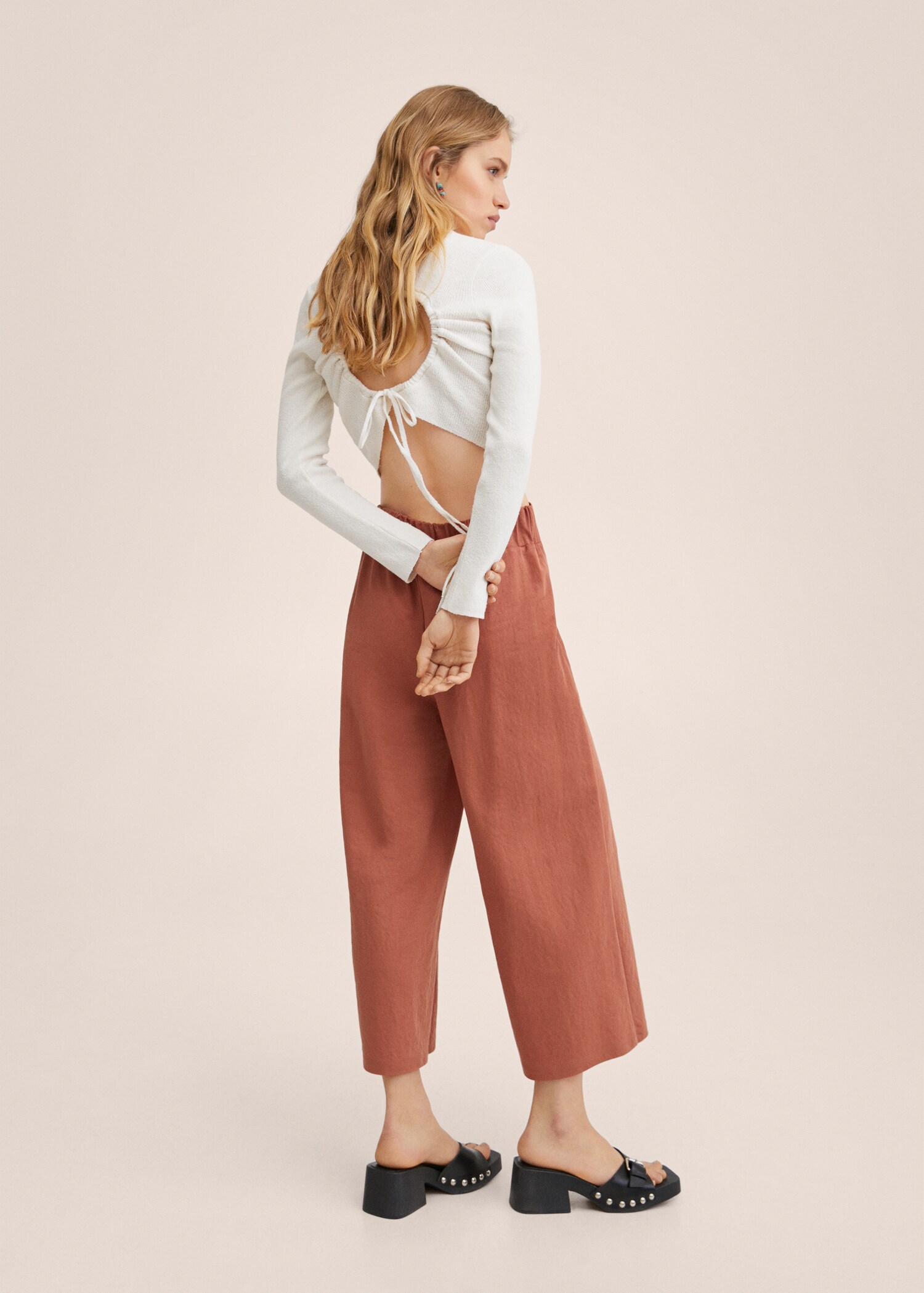 Jupe-culotte fluide - Verso de l’article