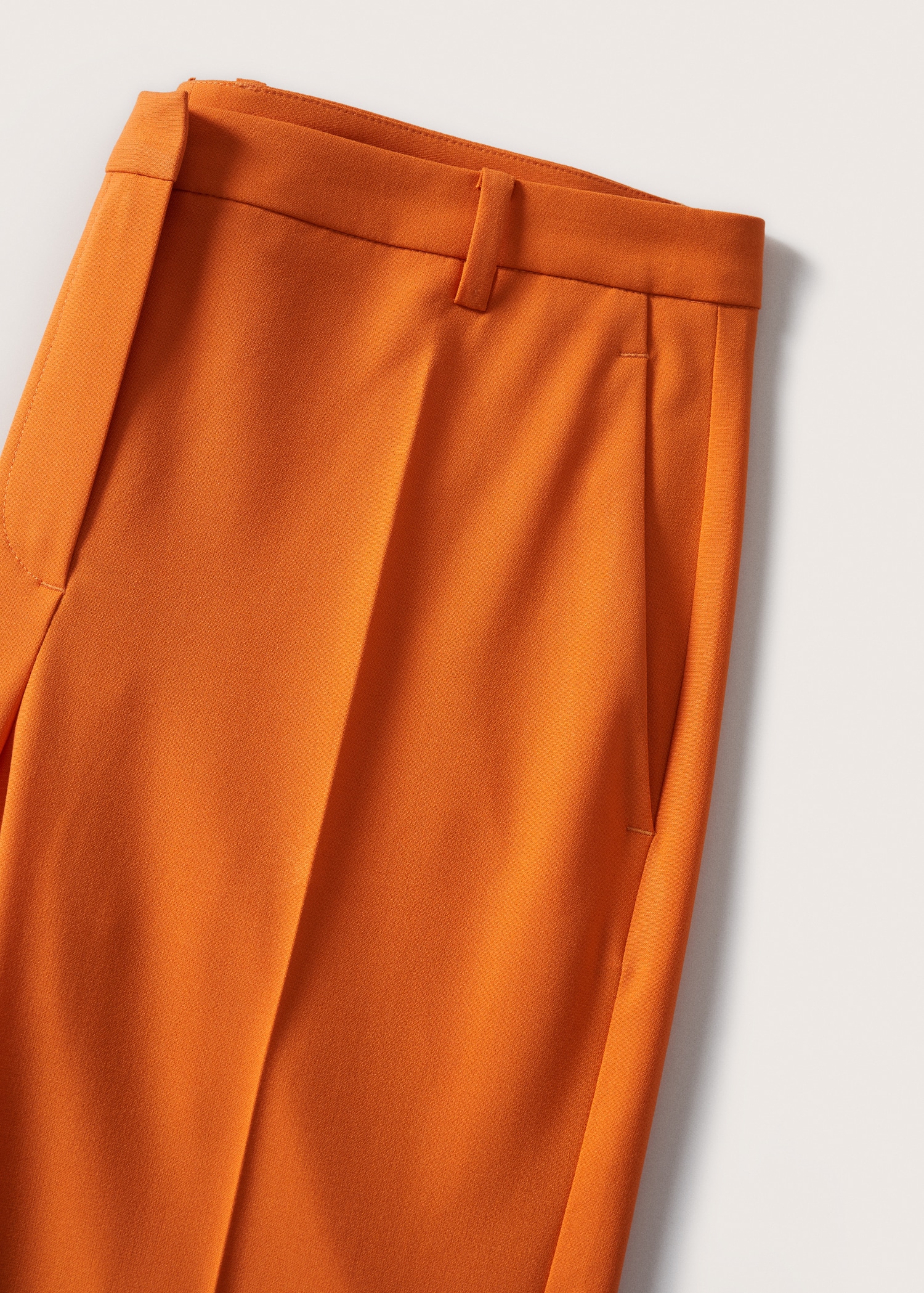 Flowy straight-fit trousers - Details of the article 8