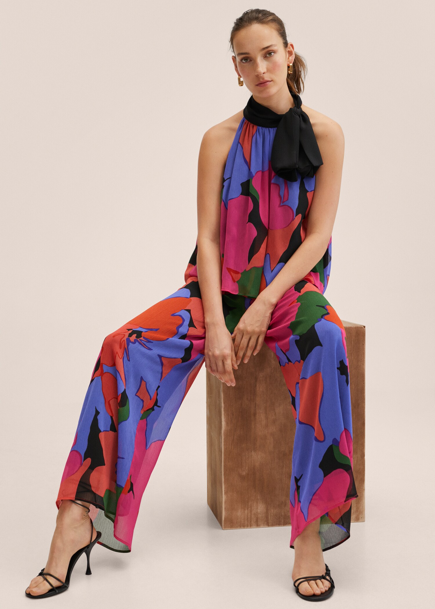 Pantalons palazzo estampats - Detall de l'article 2