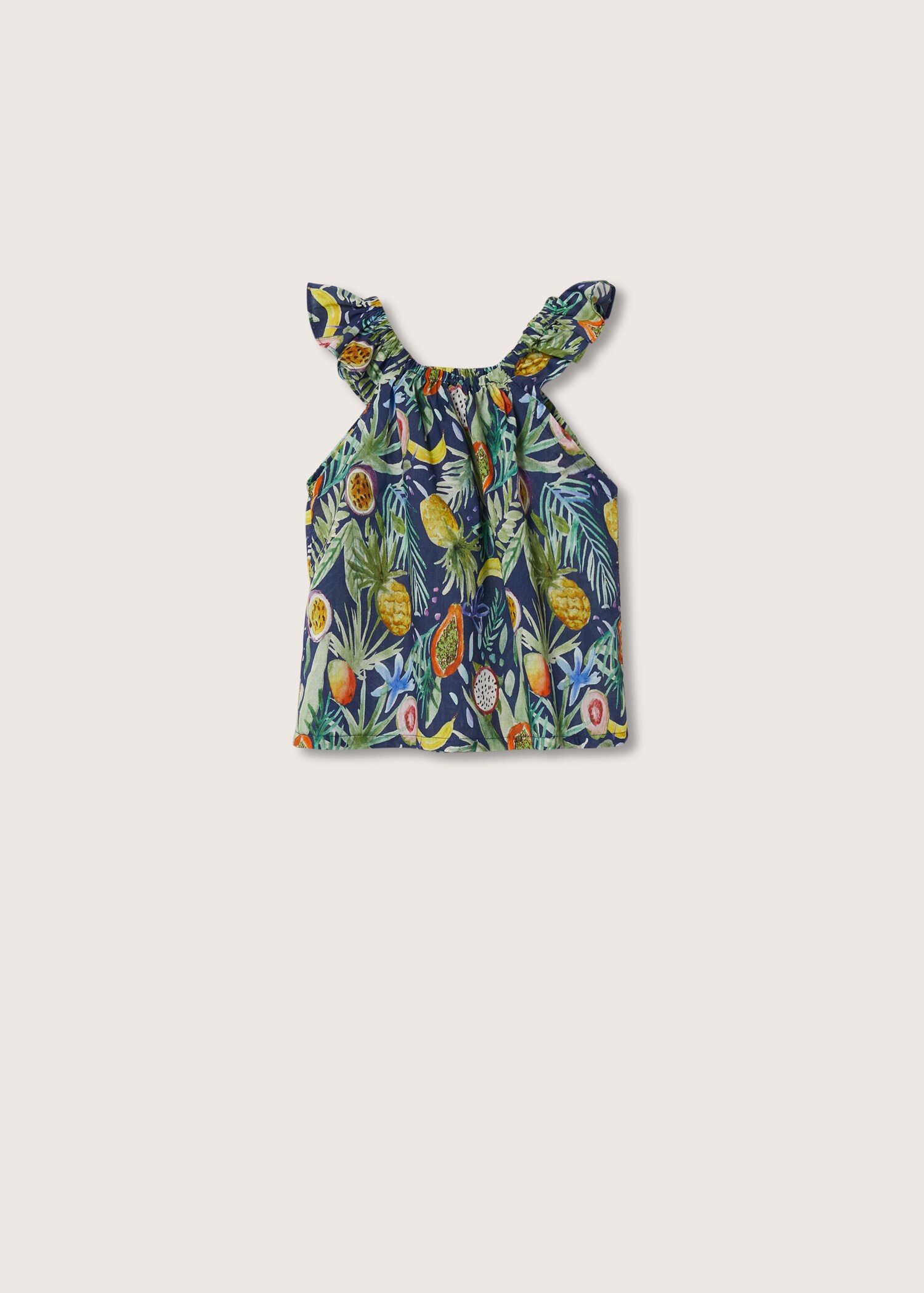 Blouse en imprimé tropical - Article sans modèle