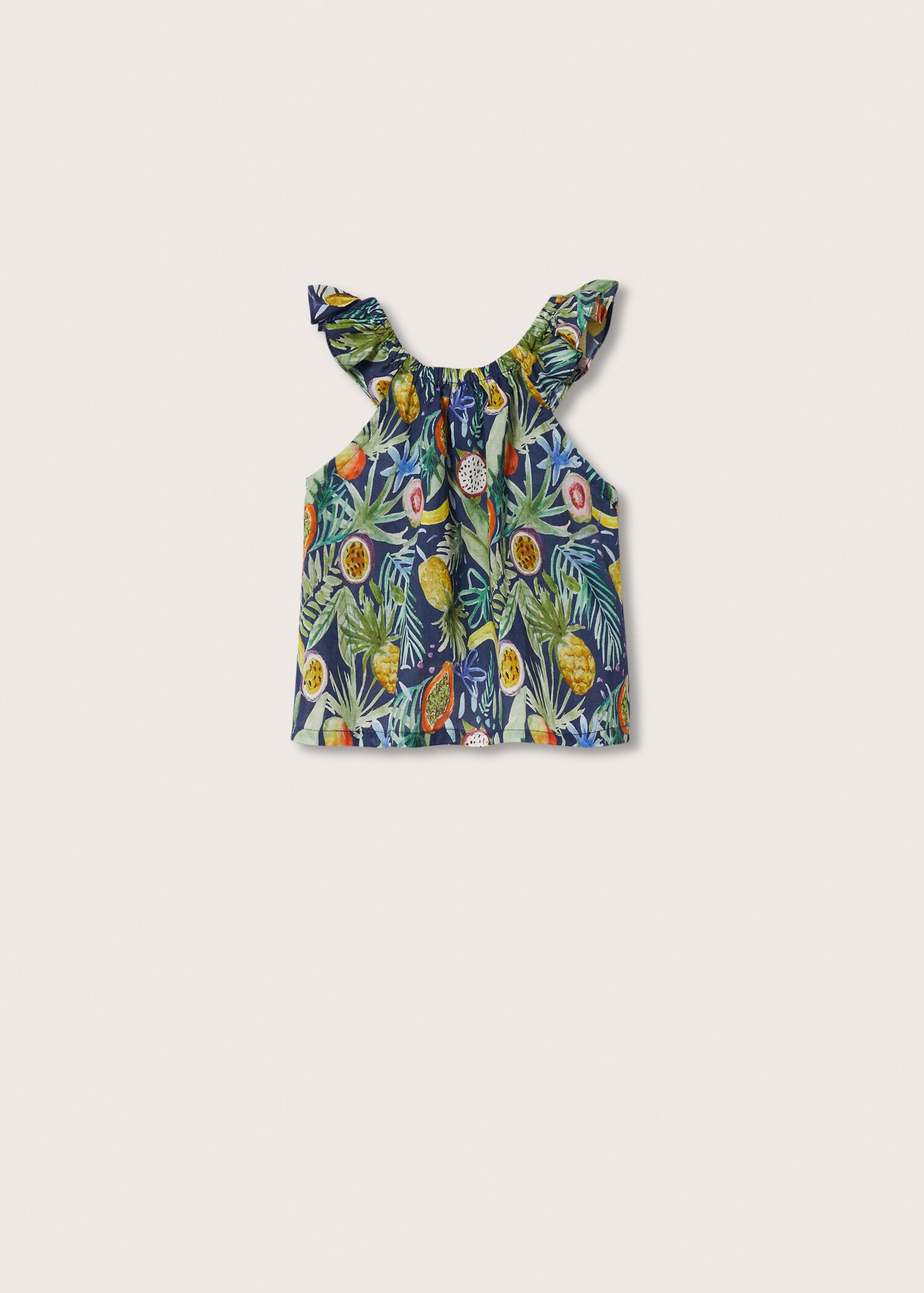 Blouse en imprimé tropical - Verso de l’article