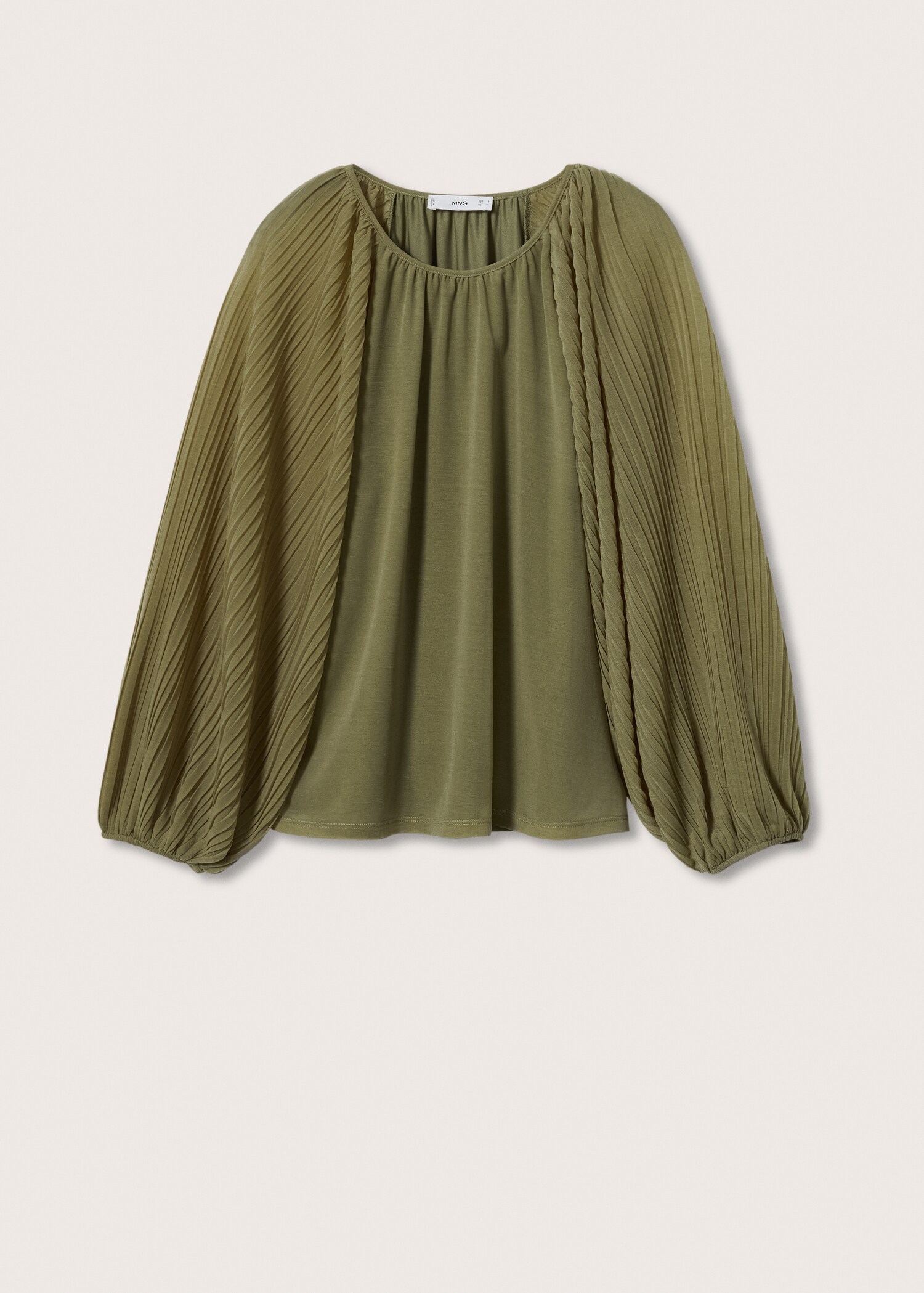 Blusa plisada - Artículo sin modelo