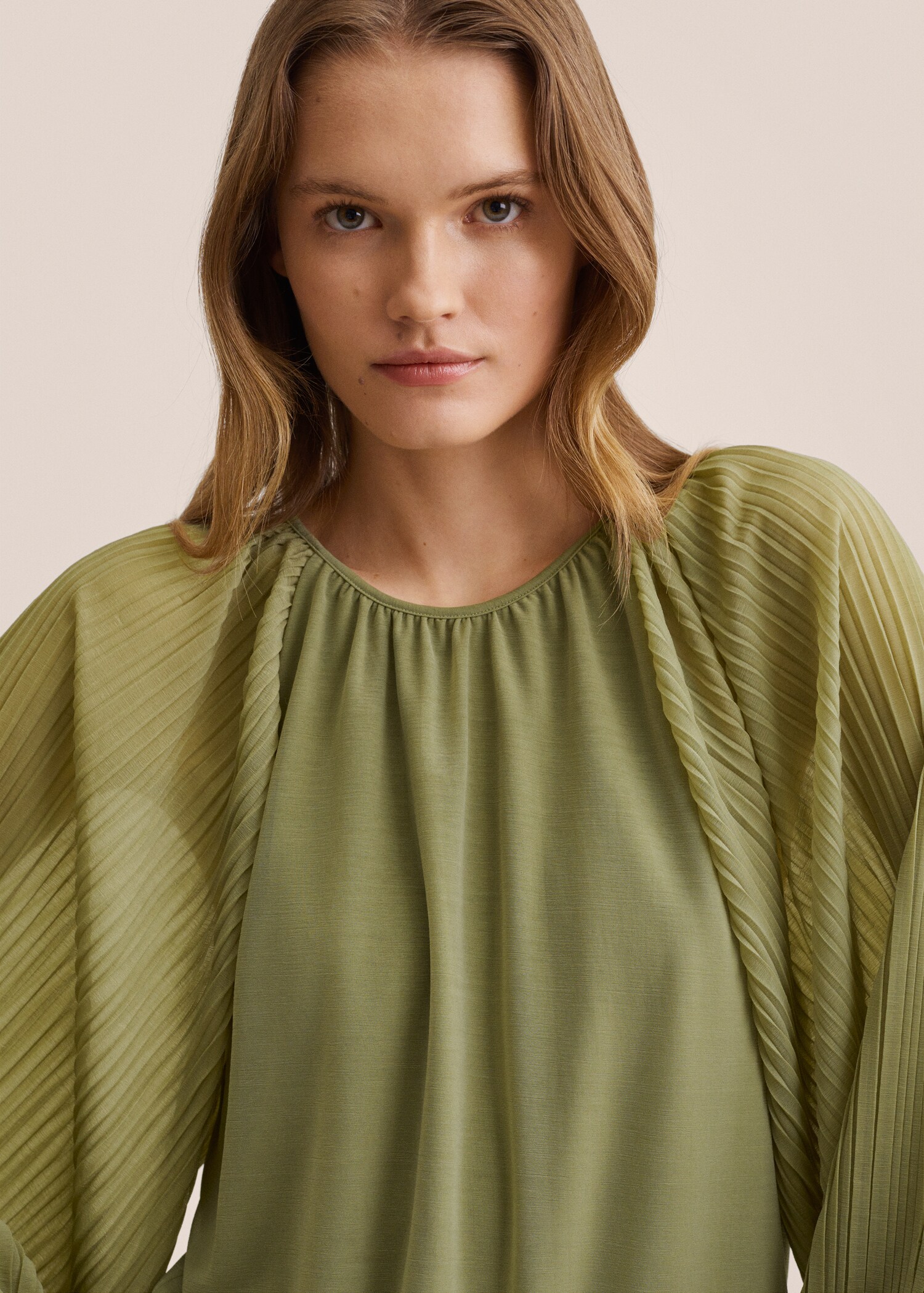 Blusa plisada - Detalle del artículo 1
