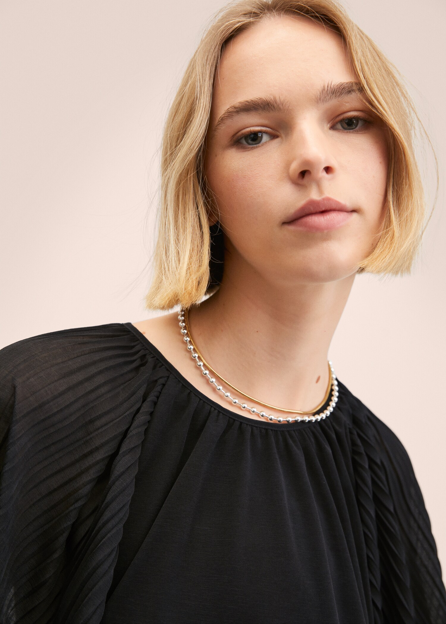 Blusa plisada - Detalle del artículo 1