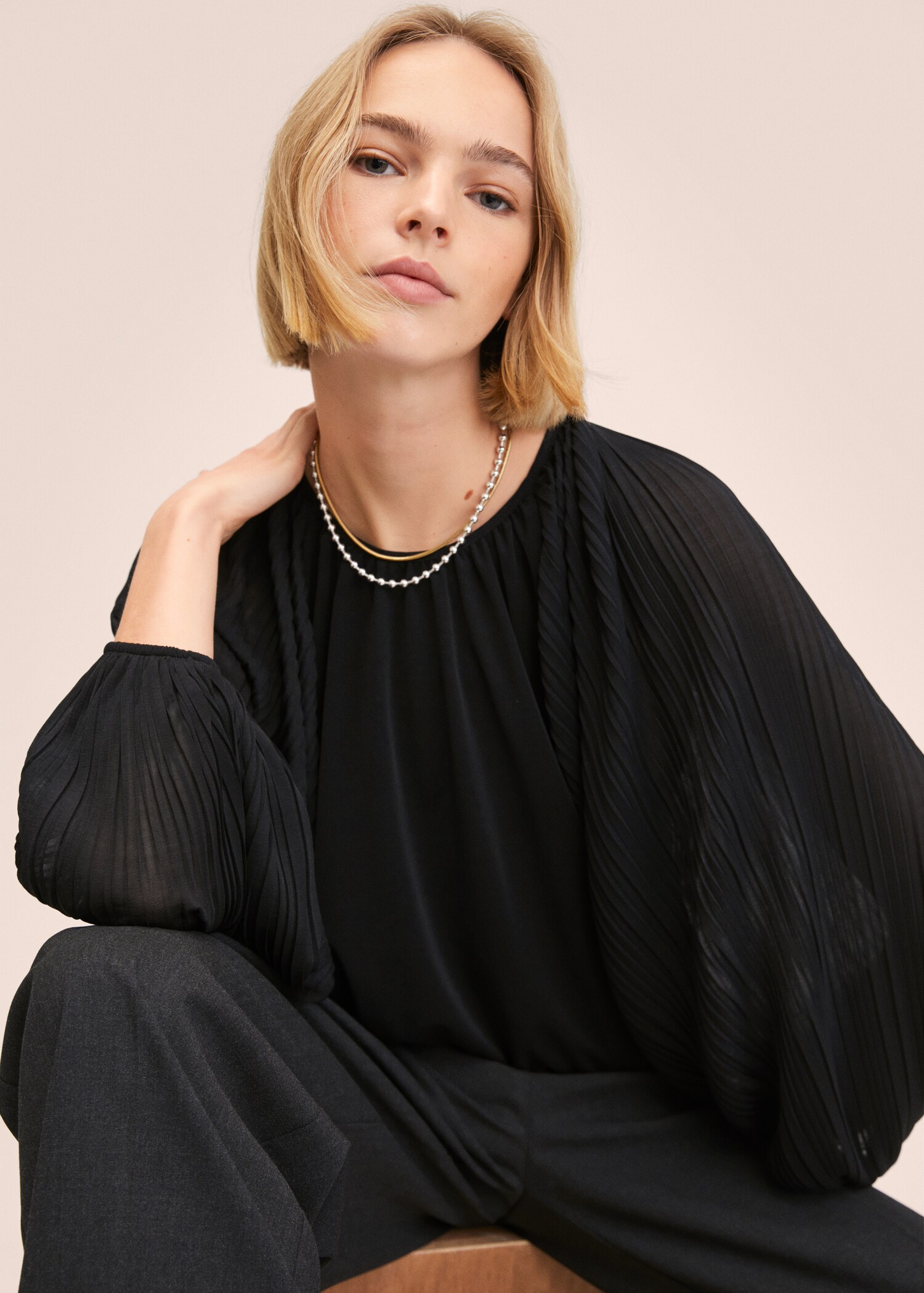 Blusa plisada - Detalle del artículo 6
