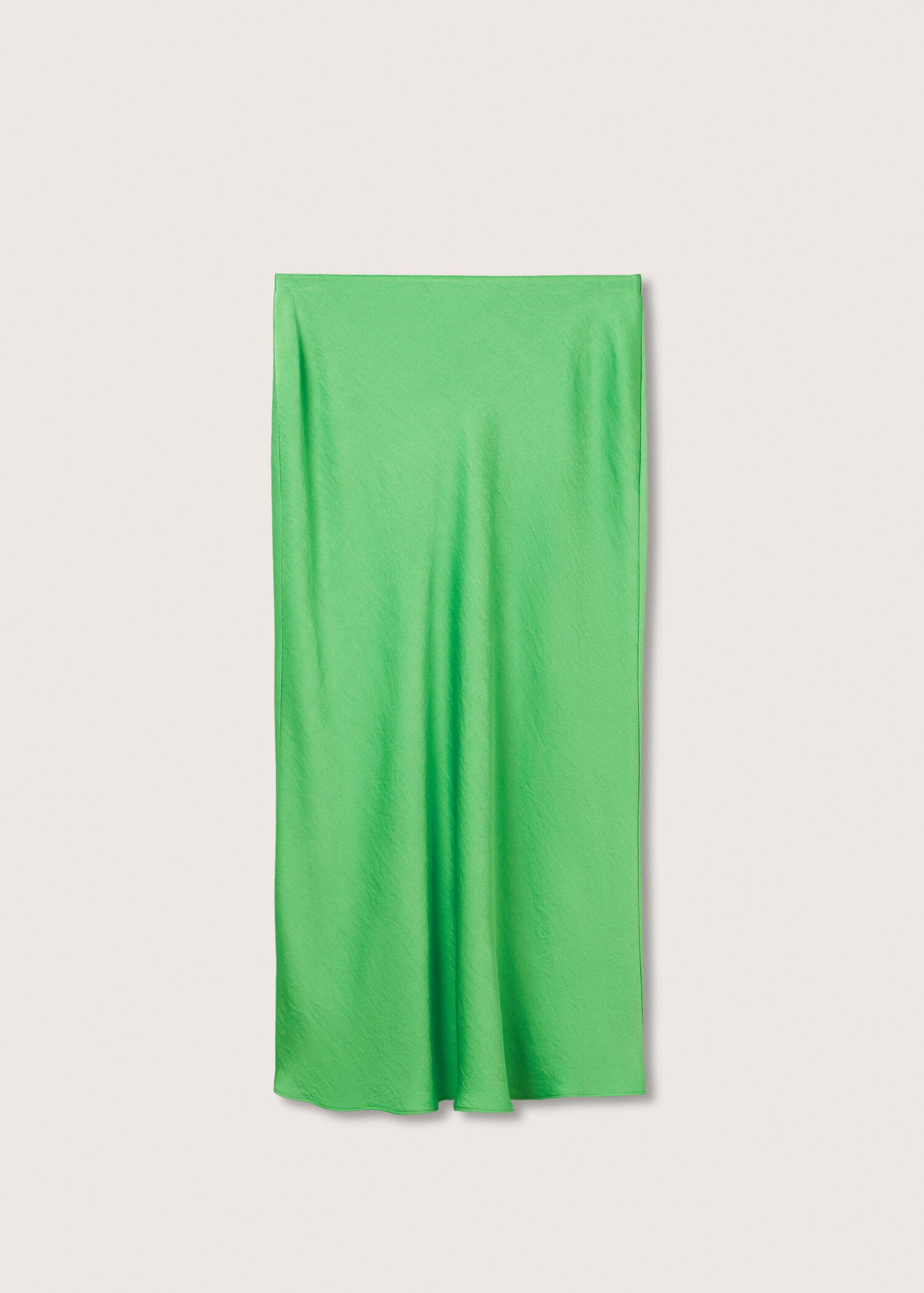 Midi satin skirt - Article without model