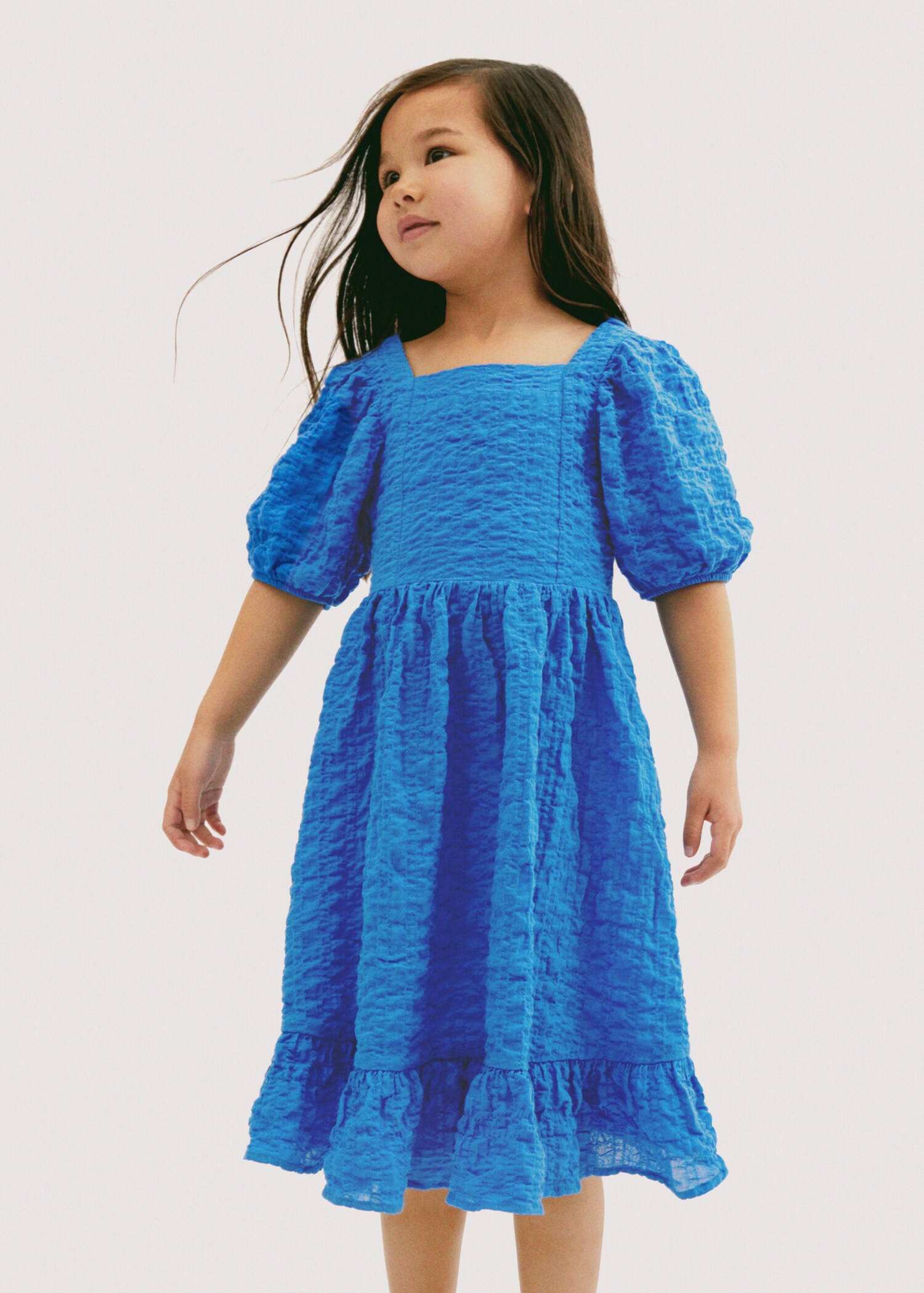 Texturiertes Rüschenkleid - Detail des Artikels 6
