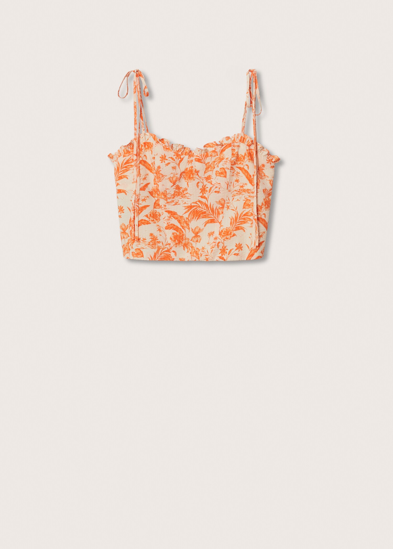 Printed crop top - Article without model