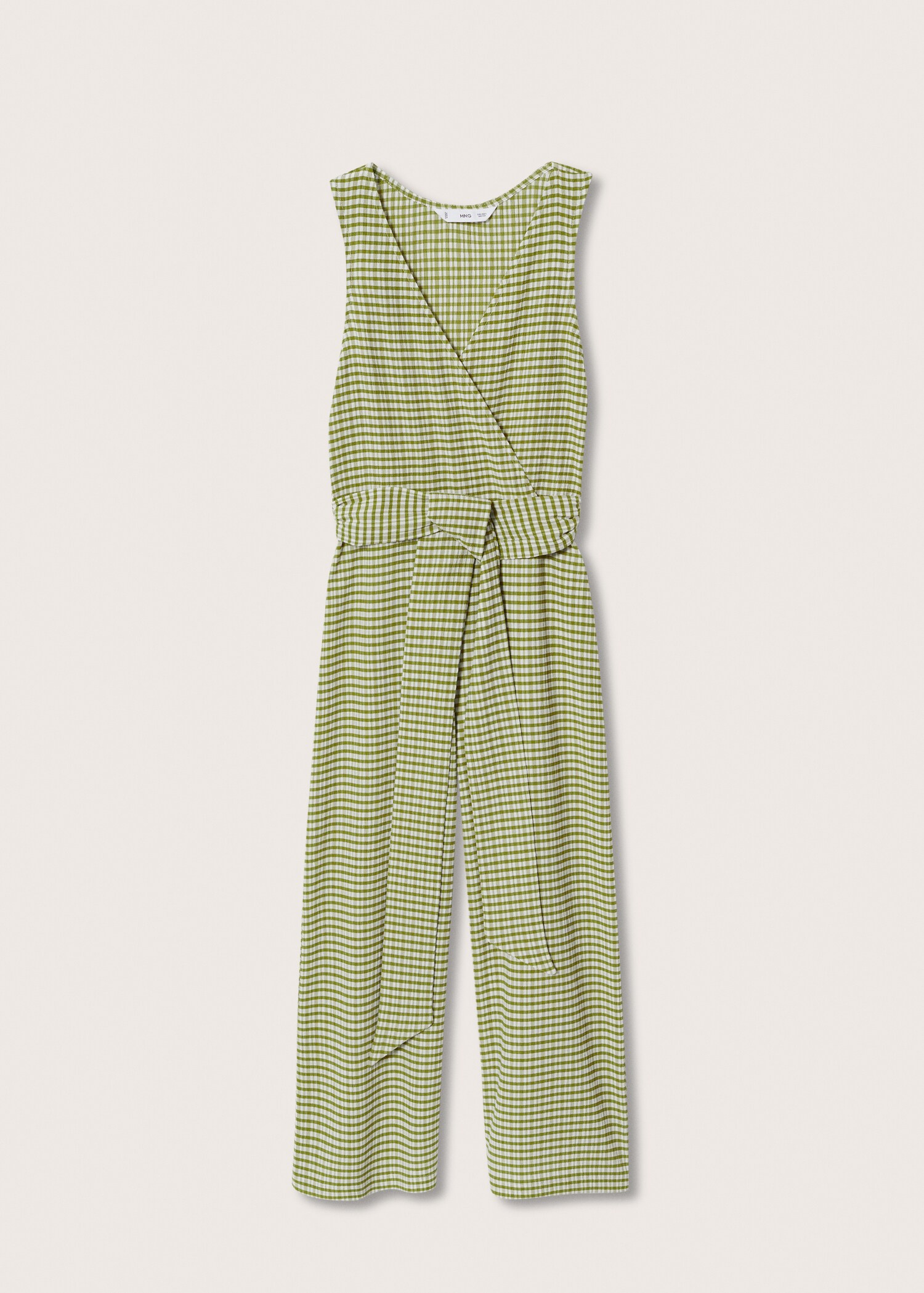 Gingham check jumpsuit - Article without model