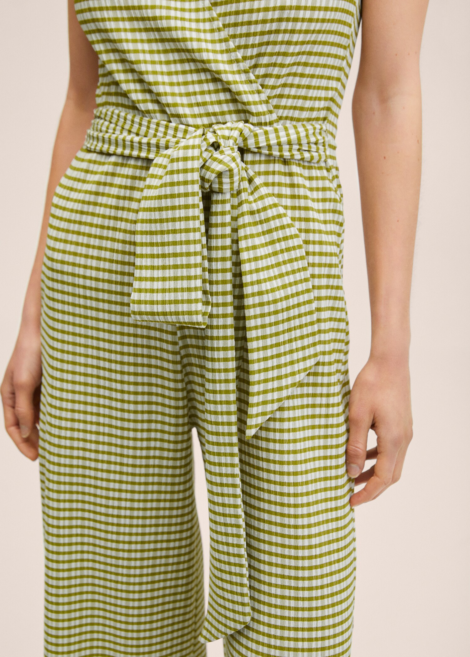 Gingham check jumpsuit - Details of the article 6