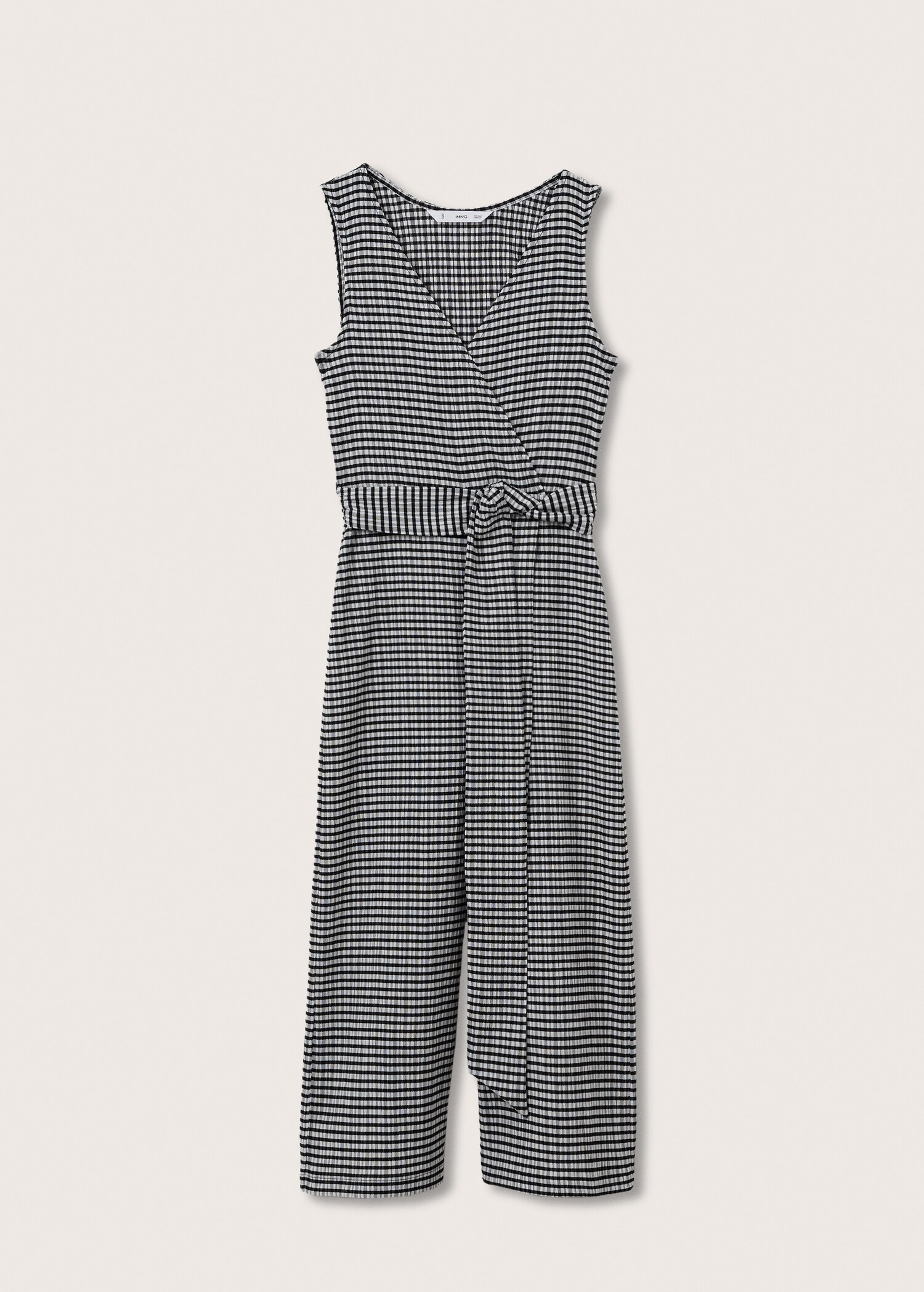 Gingham check jumpsuit - Article without model