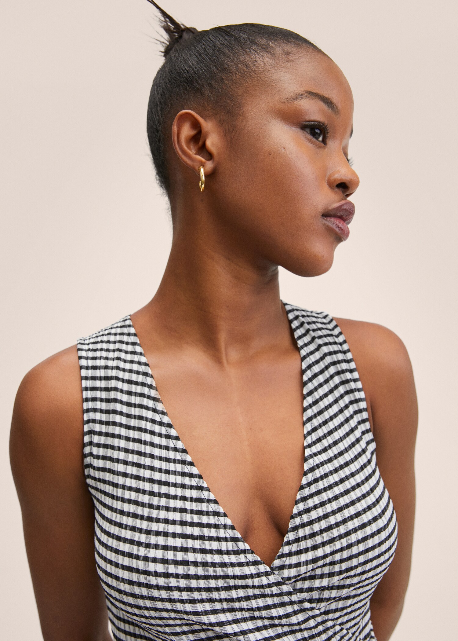 Gingham check jumpsuit - Details of the article 2