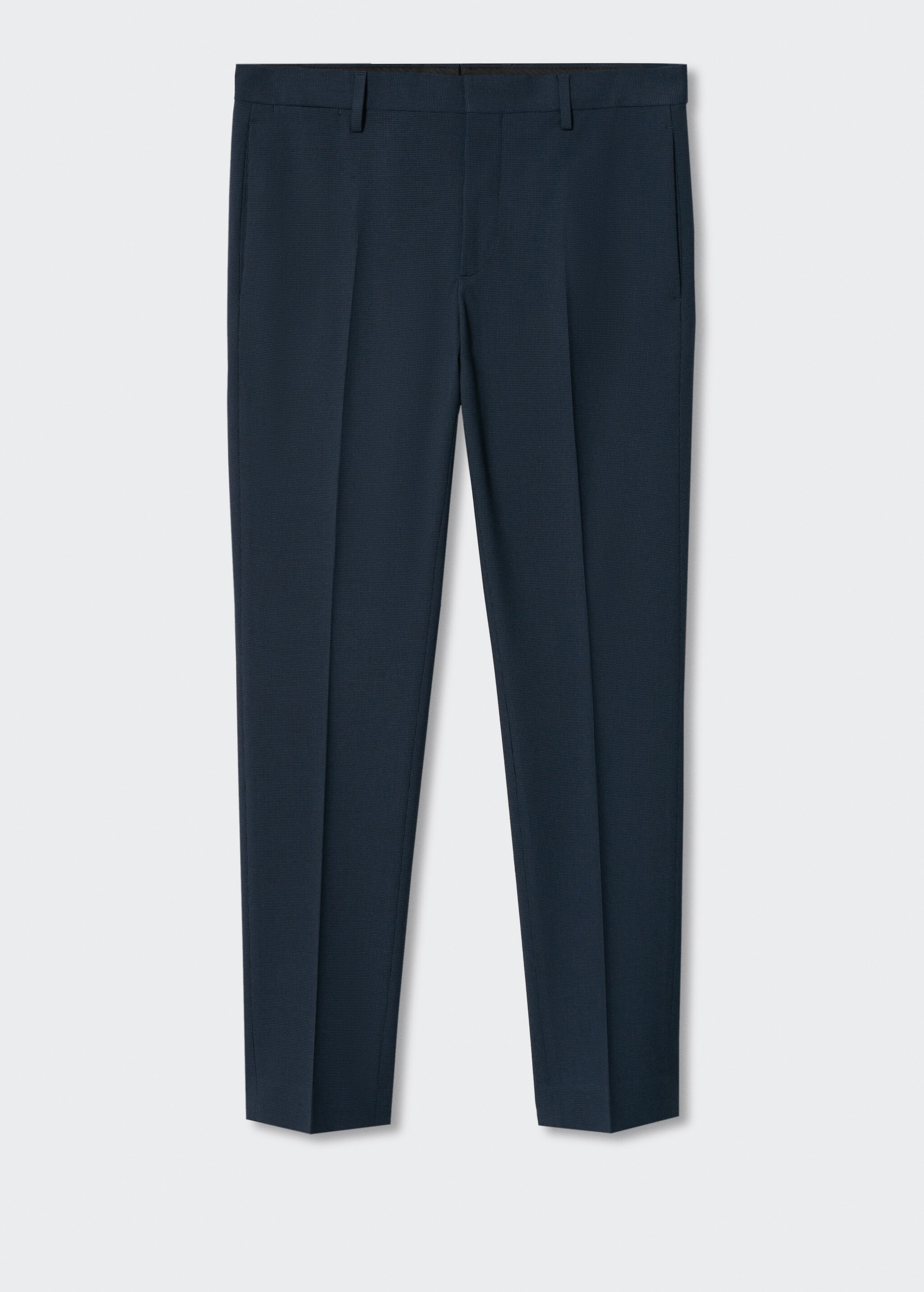 Super slim fit microstructure suit trousers - Article without model